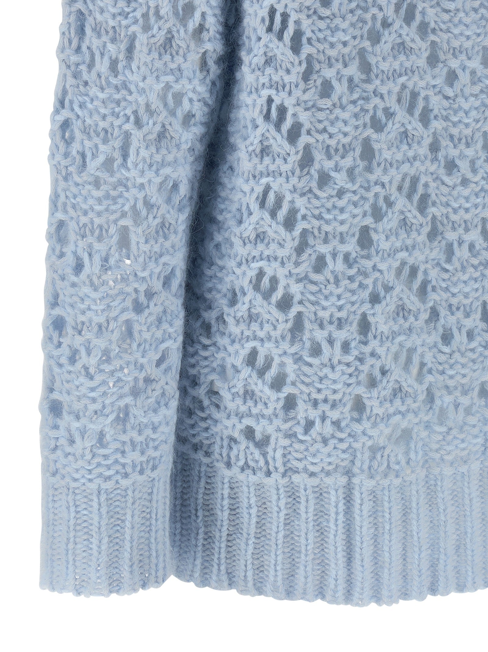 Fabiana Filippi Blue Virgin Wool Cardigan Fabiana Filippi
