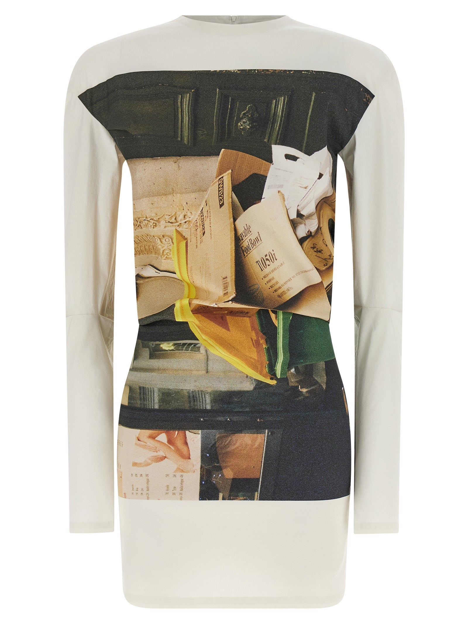 Issey Miyake White Polyamide Cardigan