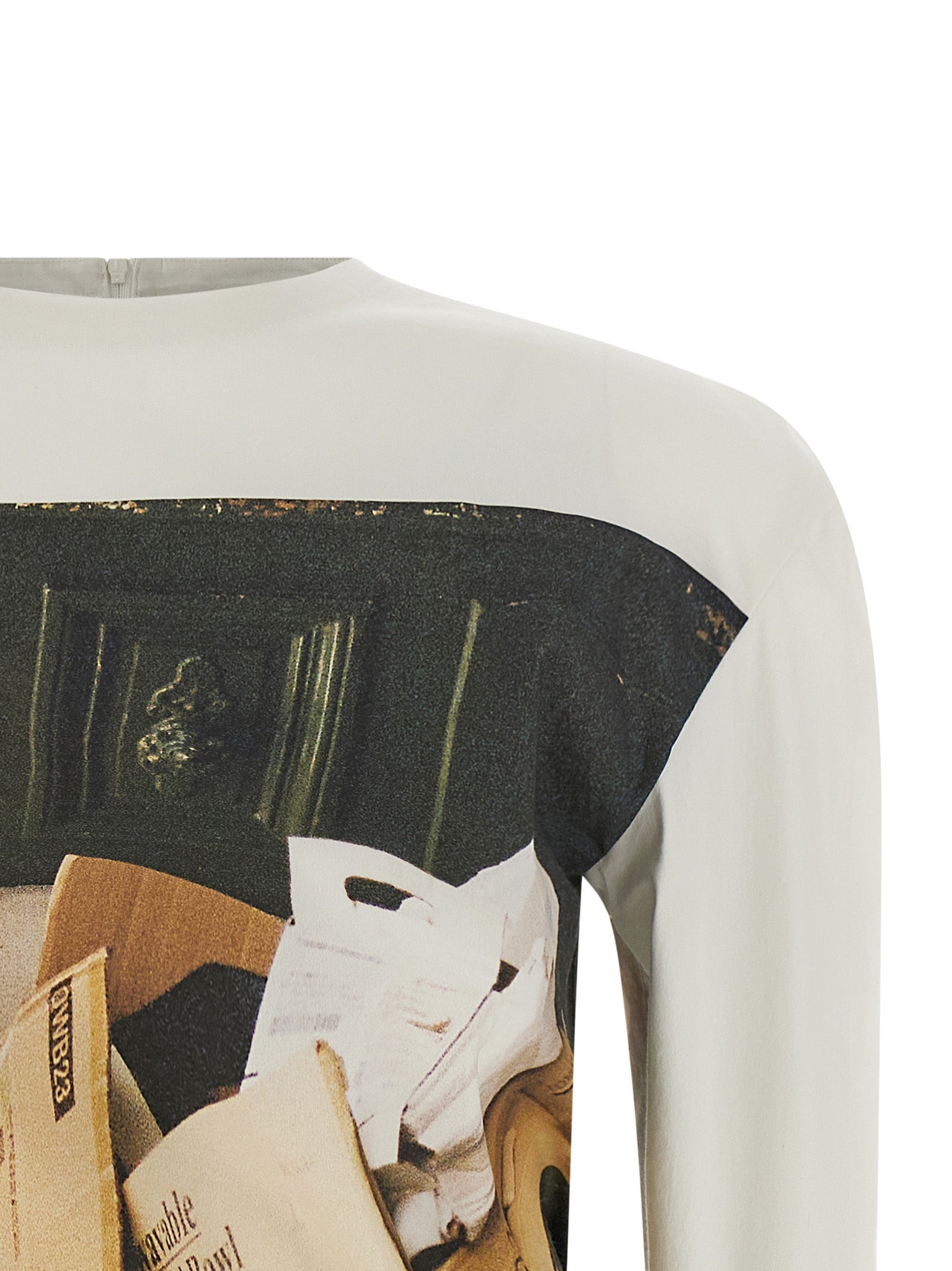 Issey Miyake White Polyamide Cardigan