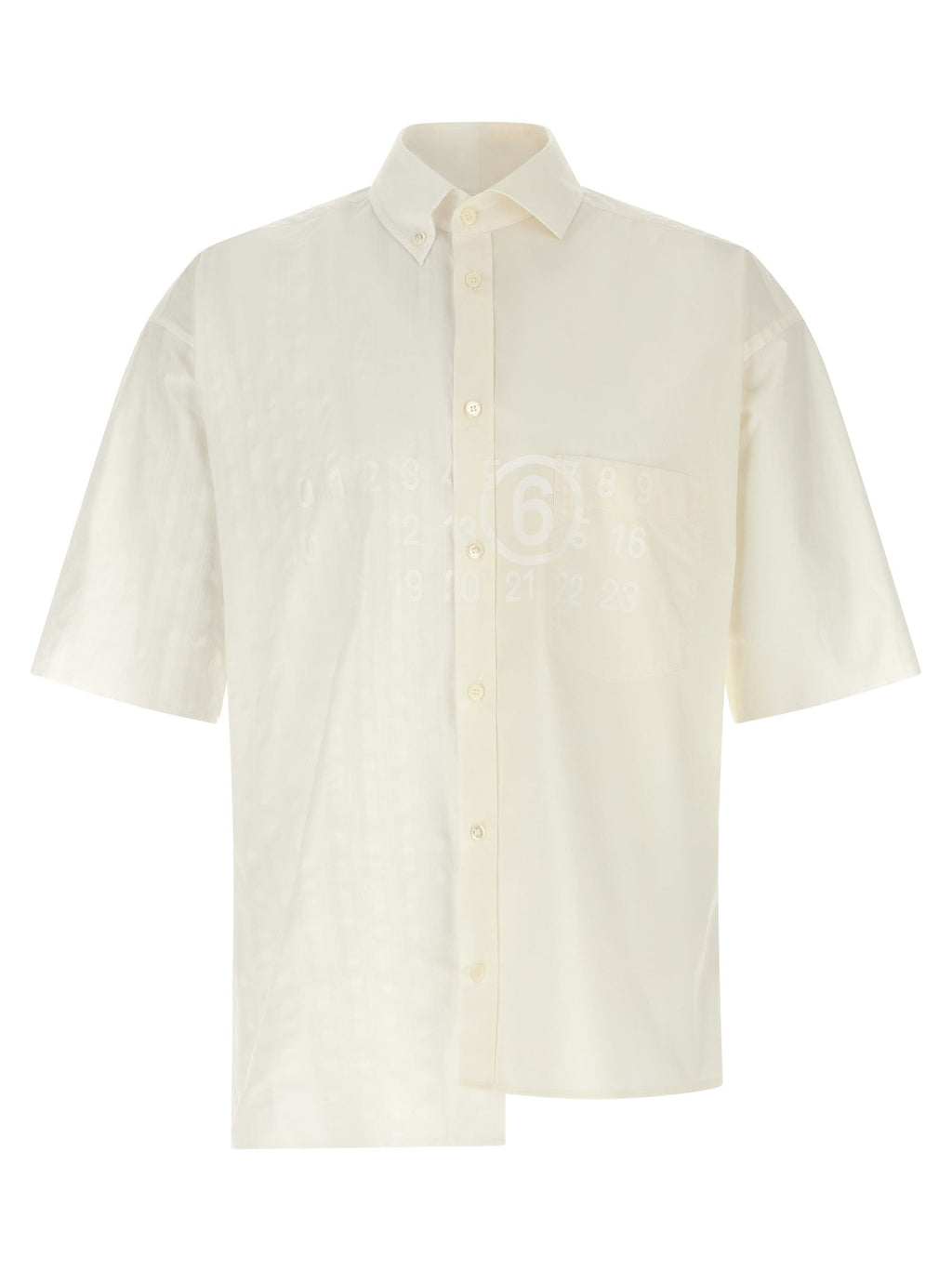 MM6 Maison Margiela White Cotton Blouse