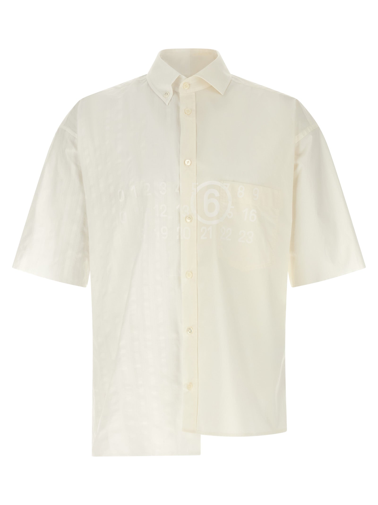 MM6 Maison Margiela White Cotton Blouse