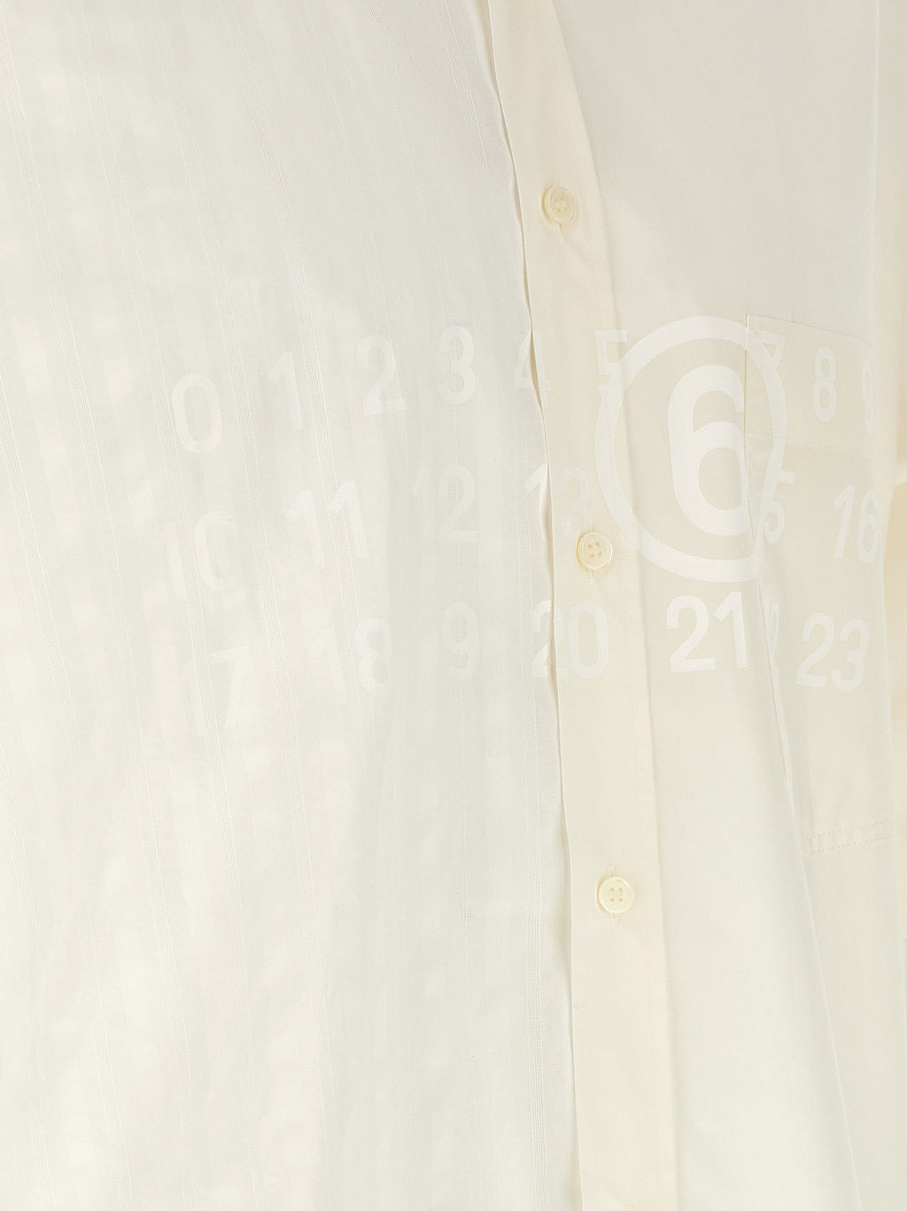 MM6 Maison Margiela White Cotton Blouse