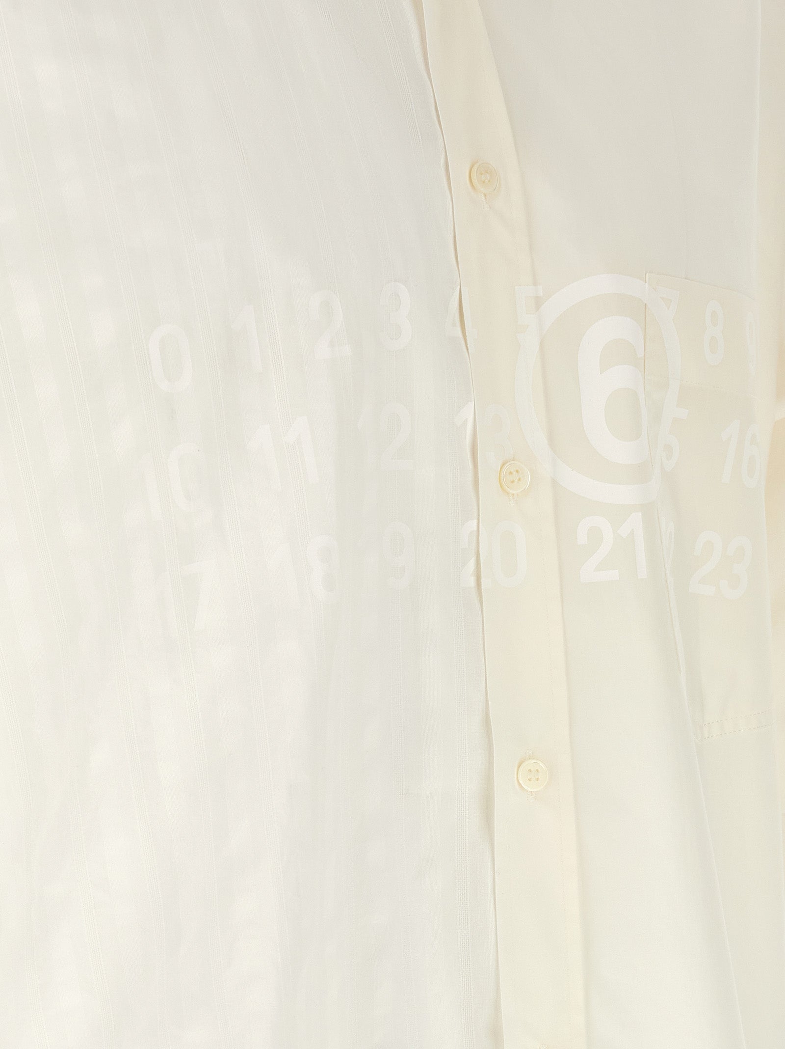 MM6 Maison Margiela White Cotton Blouse