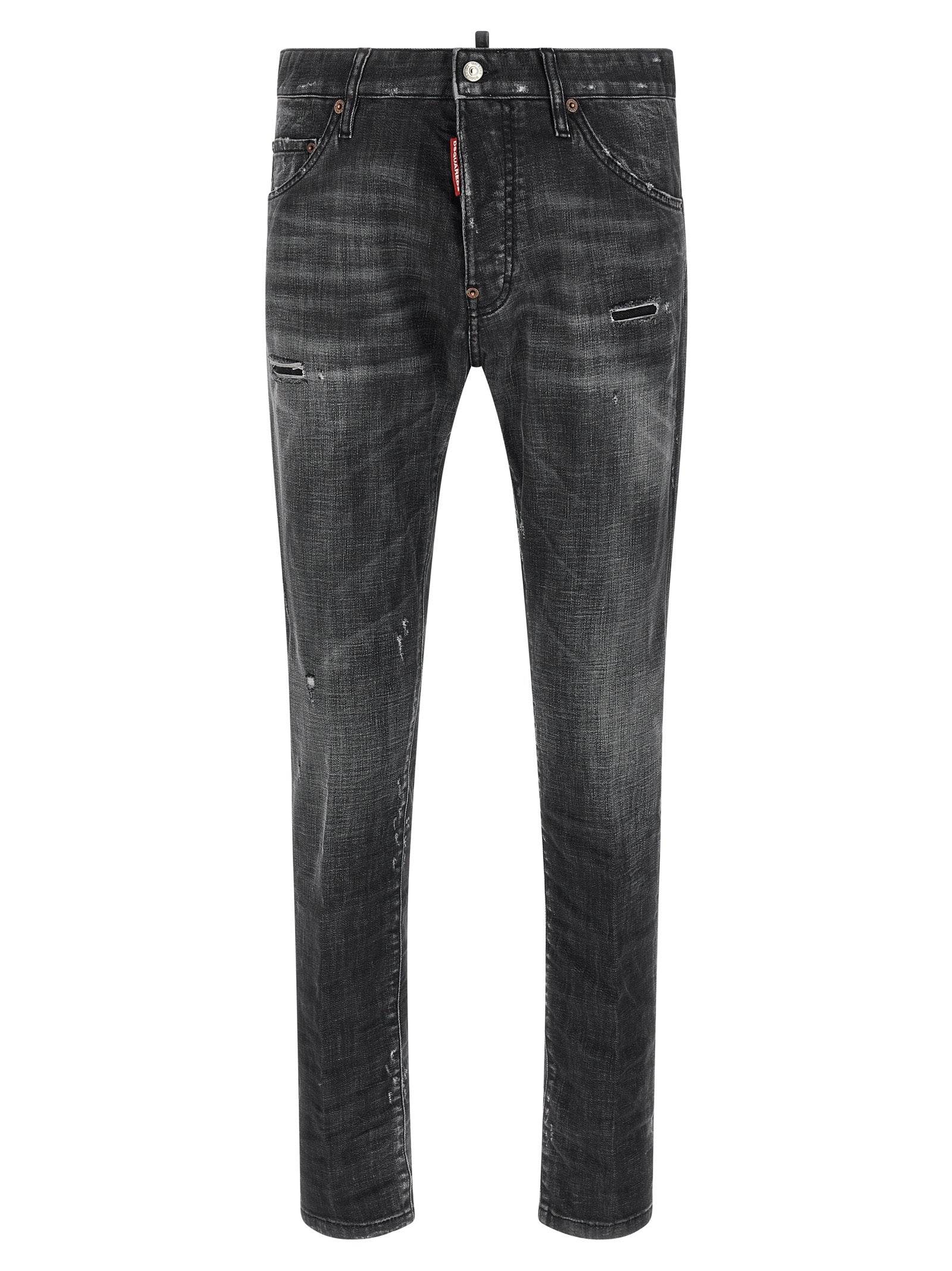 Dsquared² Black Cotton Jeans Denim