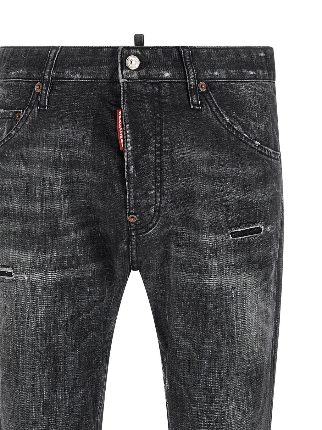 Dsquared² Black Cotton Jeans Denim
