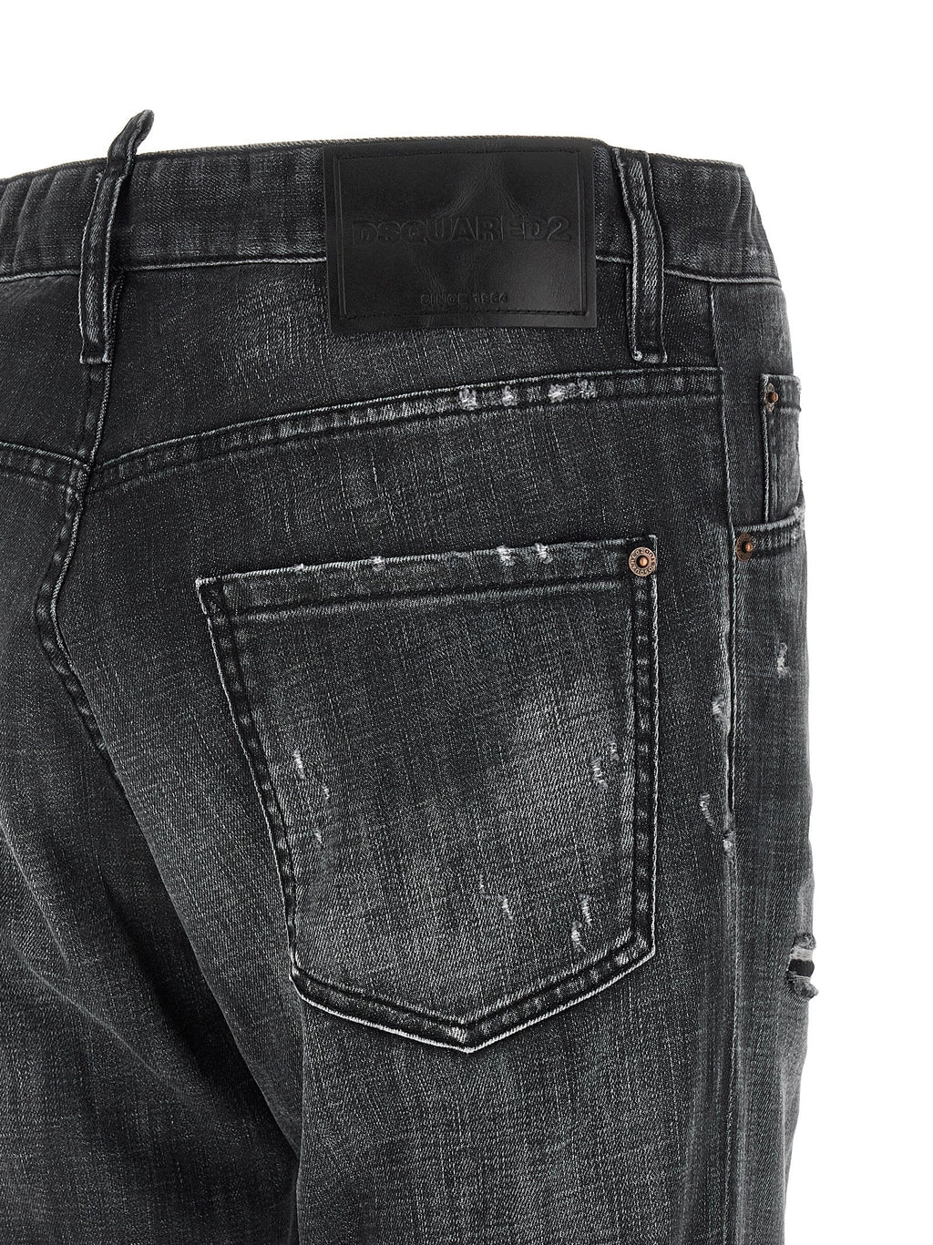 Dsquared² Black Cotton Jeans Denim