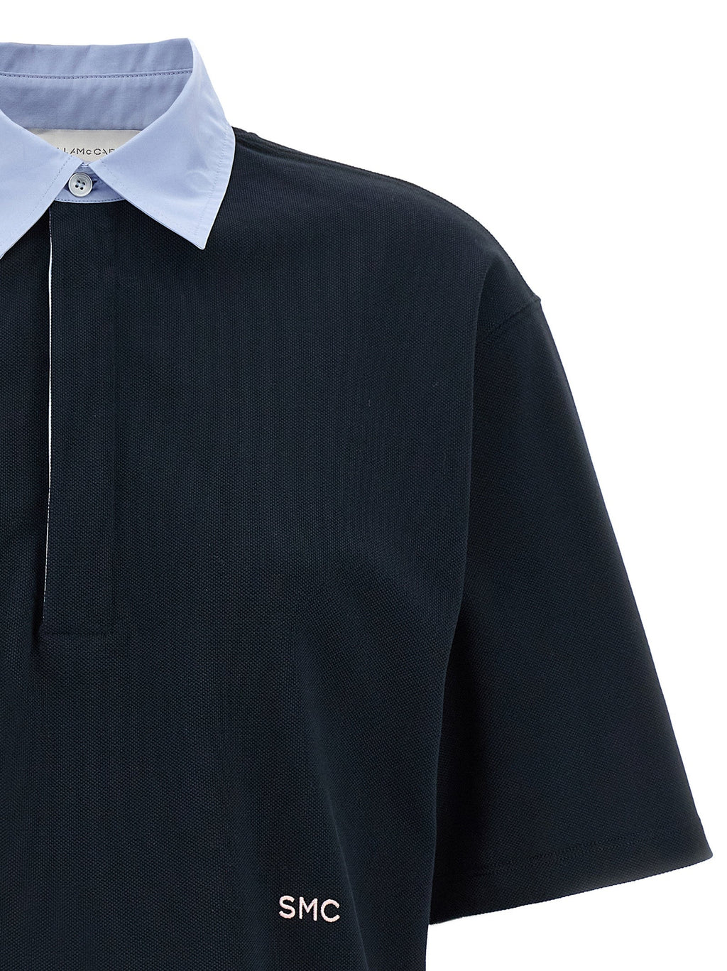 Stella McCartney Blue Cotton Polo Shirt