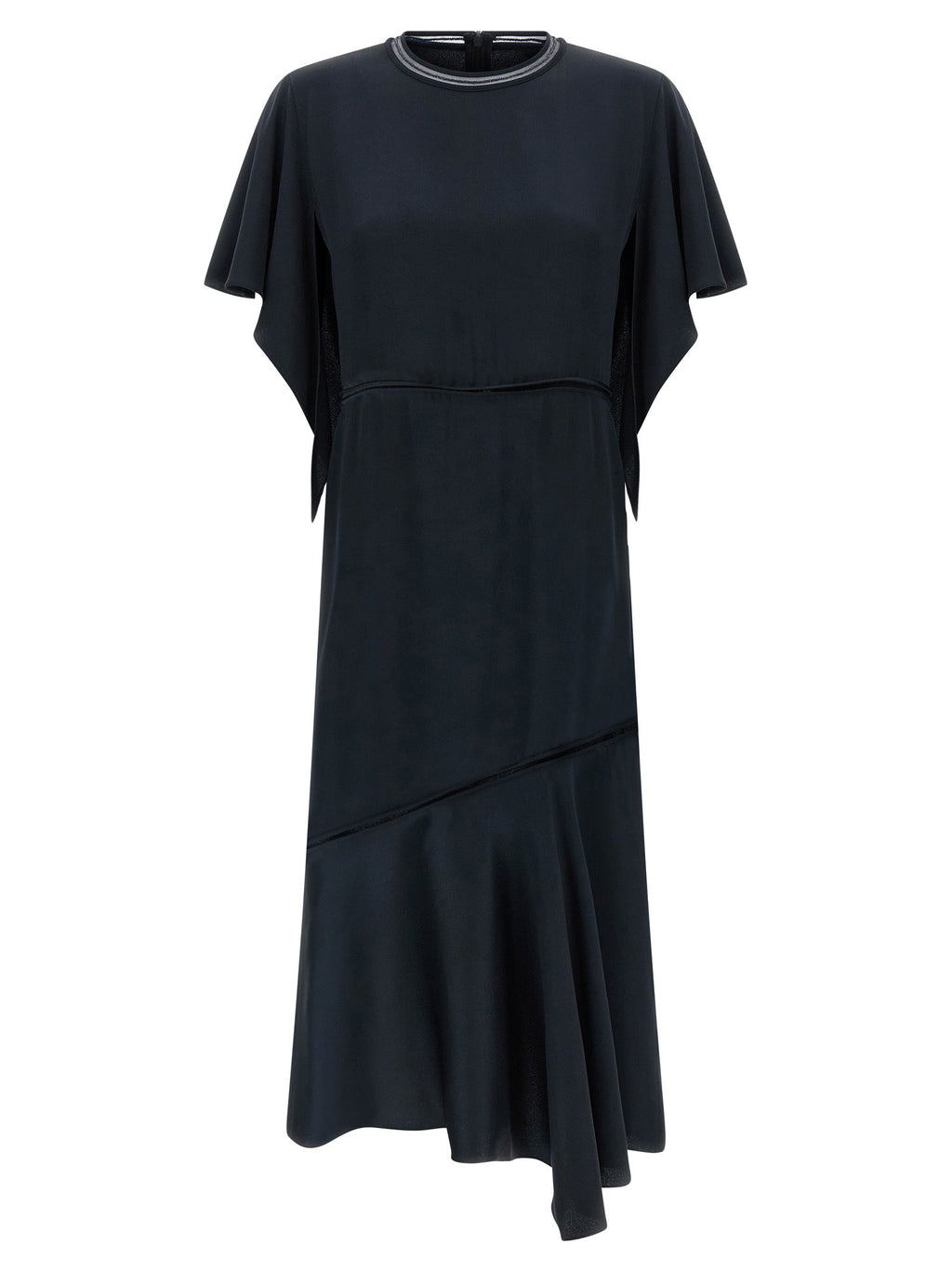 Fabiana Filippi Blue Viscose Midi Dress