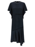 Fabiana Filippi Blue Viscose Midi Dress
