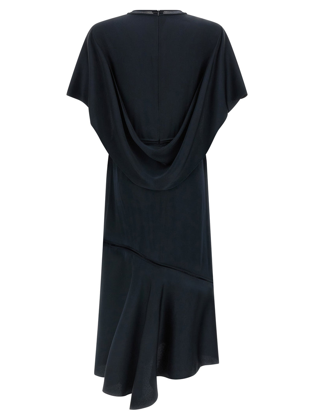 Fabiana Filippi Blue Viscose Midi Dress