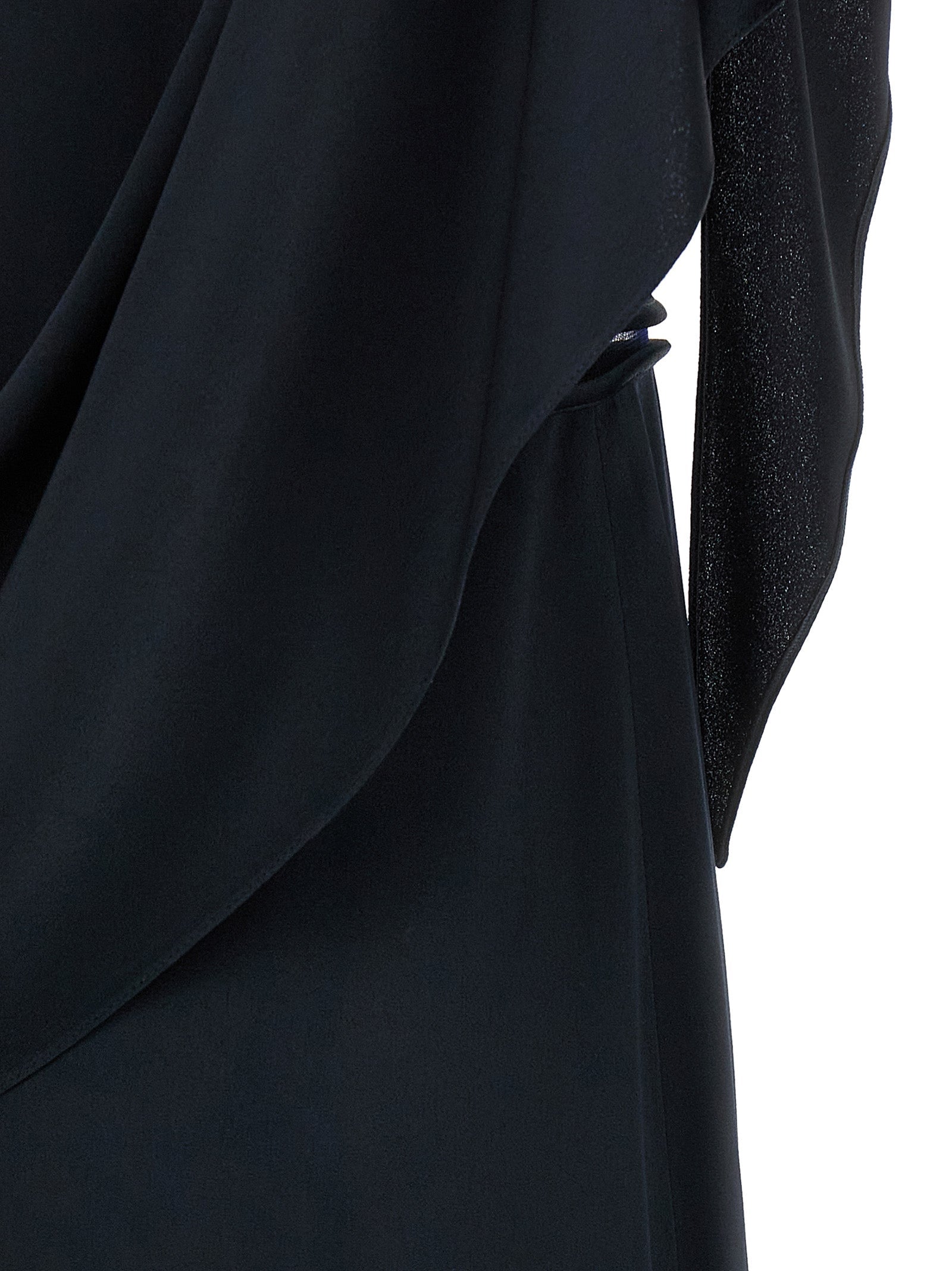 Fabiana Filippi Blue Viscose Midi Dress