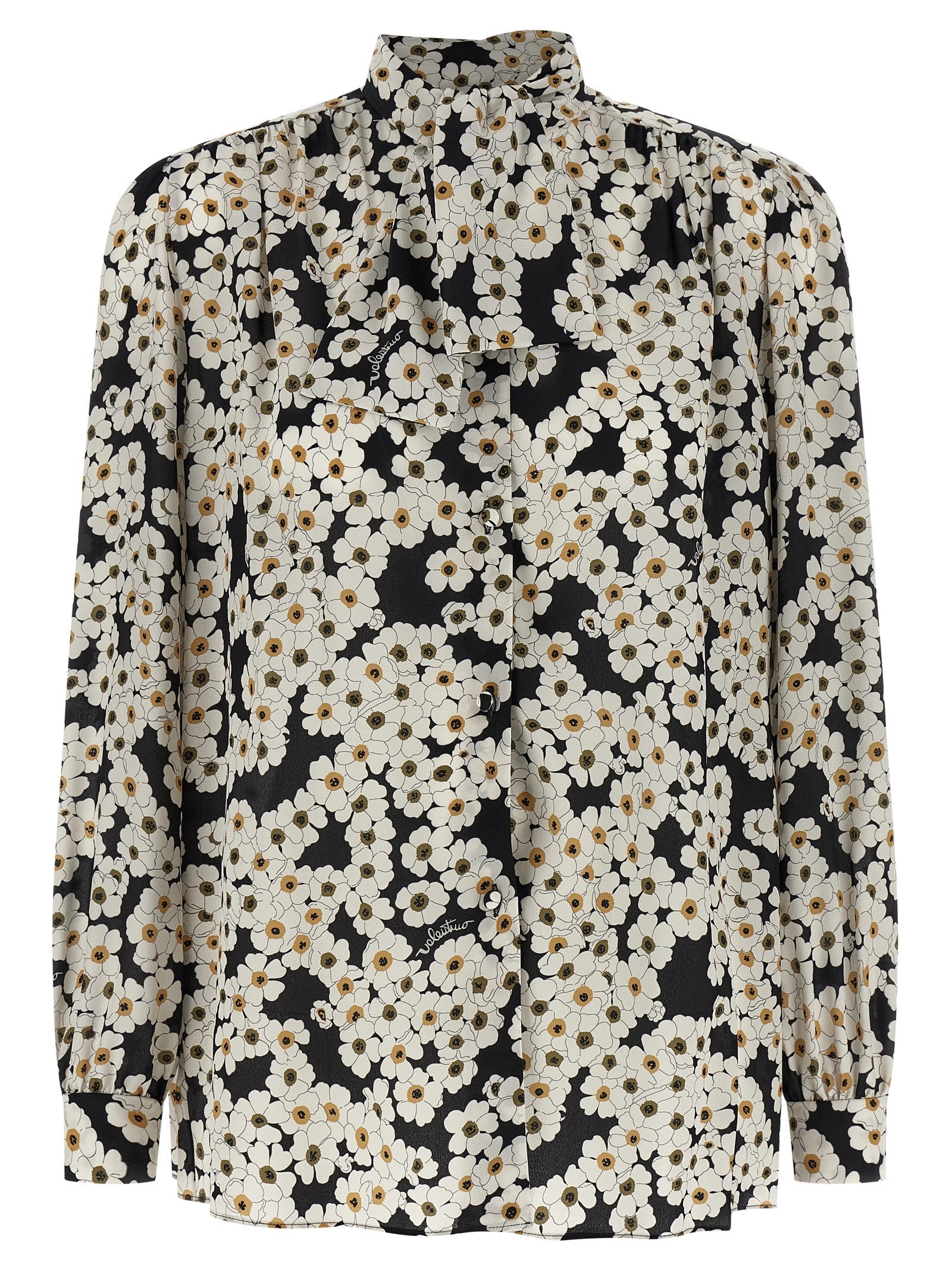 Valentino Garavani Bicolor Silk Blouse