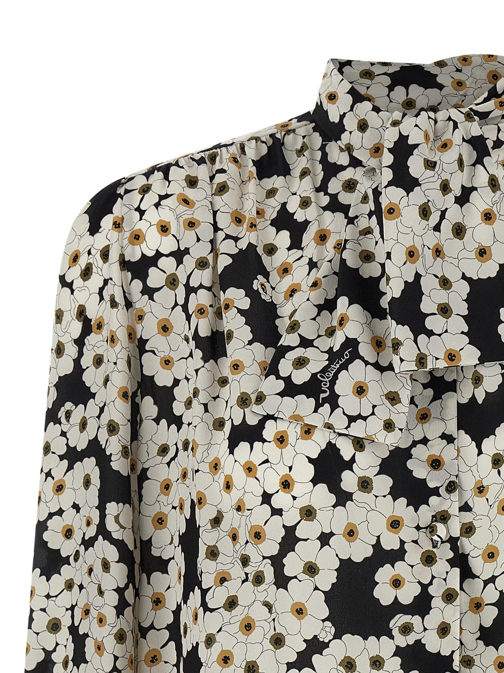 Valentino Garavani Bicolor Silk Blouse