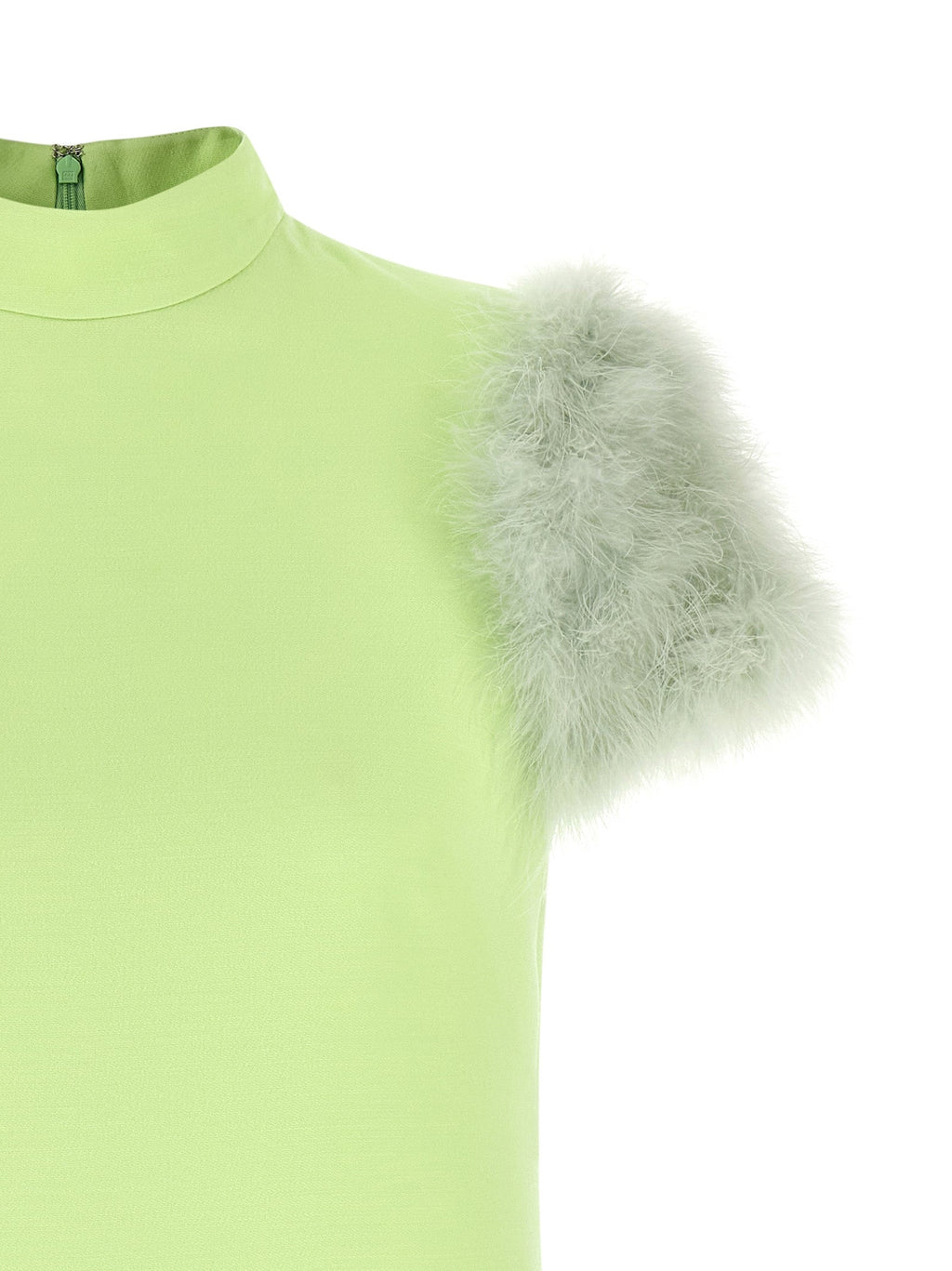 Valentino Garavani Bicolor Virgin Wool Short Dress