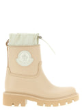 Moncler Beige Pvc Ankle Boots