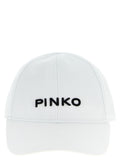 PINKO White Cotton Cap (Baseball Hat)