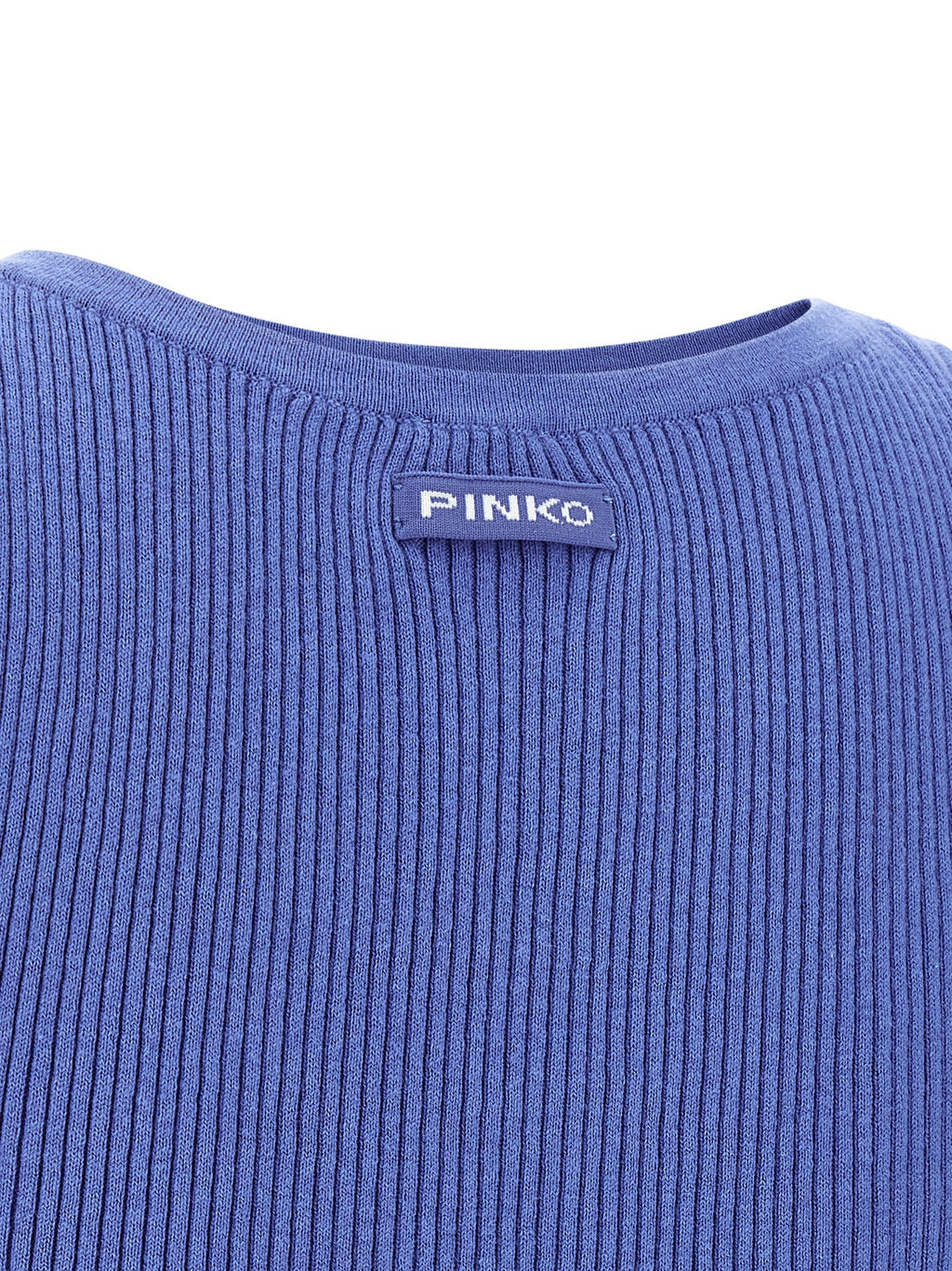 PINKO Blue Cotton Tank Tops