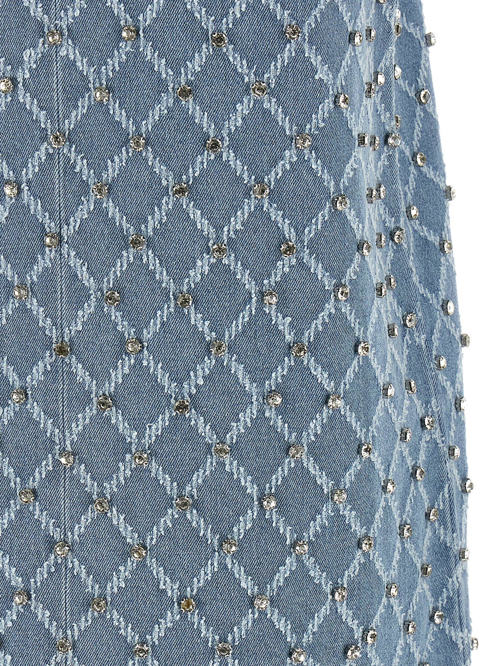PINKO Blue Cotton Short Dress