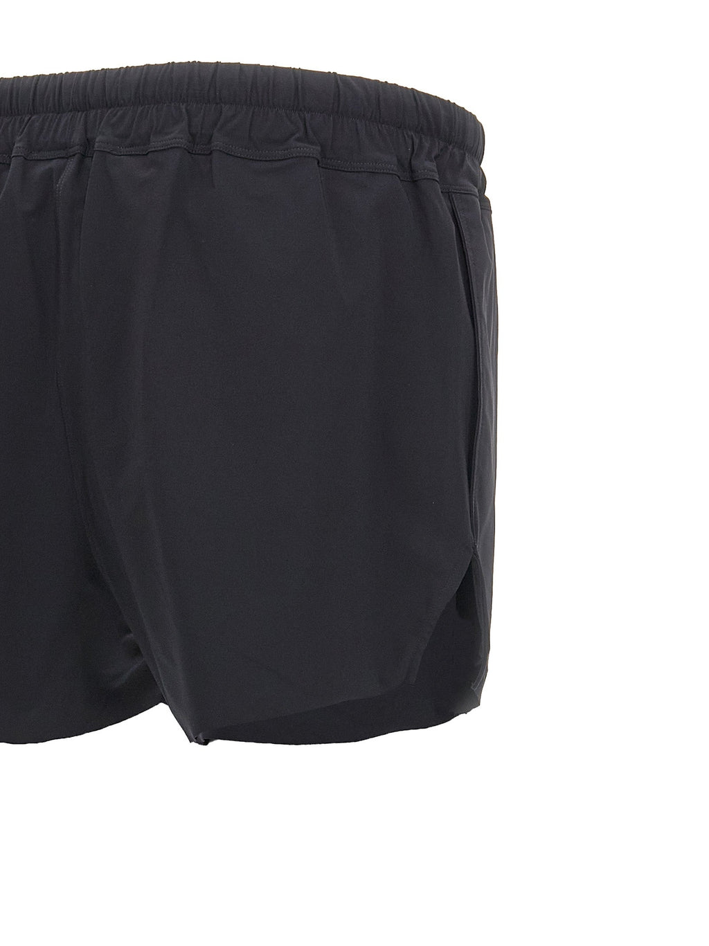 Rick Owens Black Nylon Swim Shorts