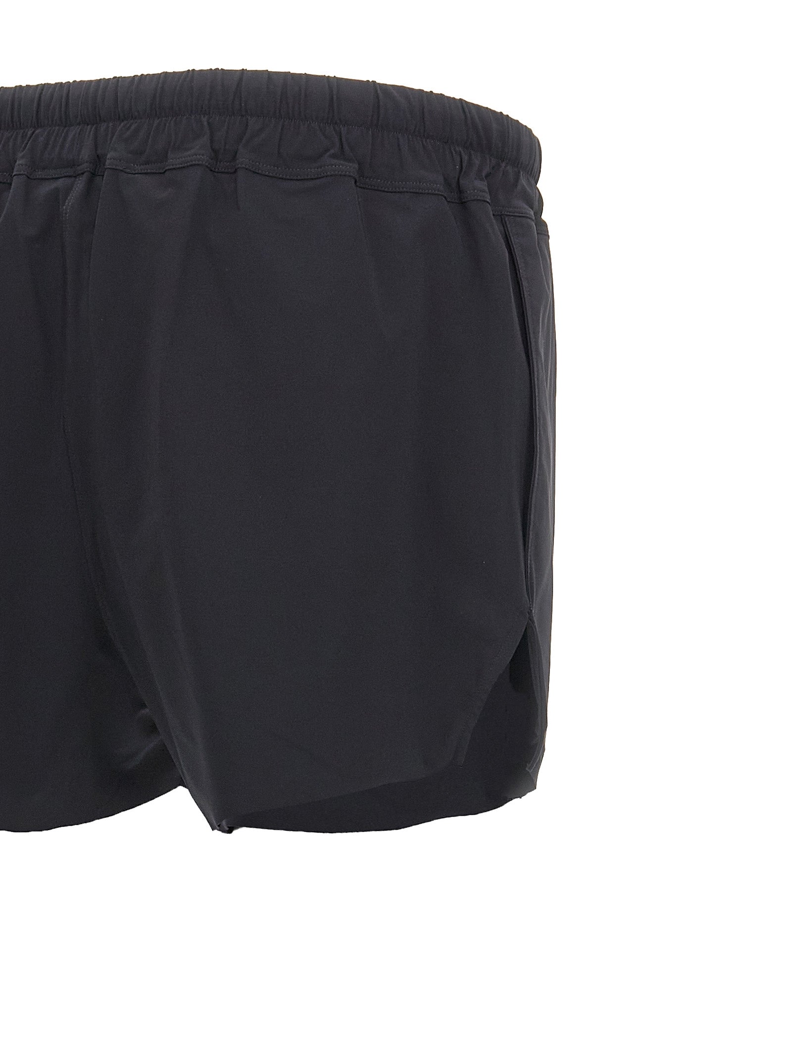 Rick Owens Black Nylon Swim Shorts