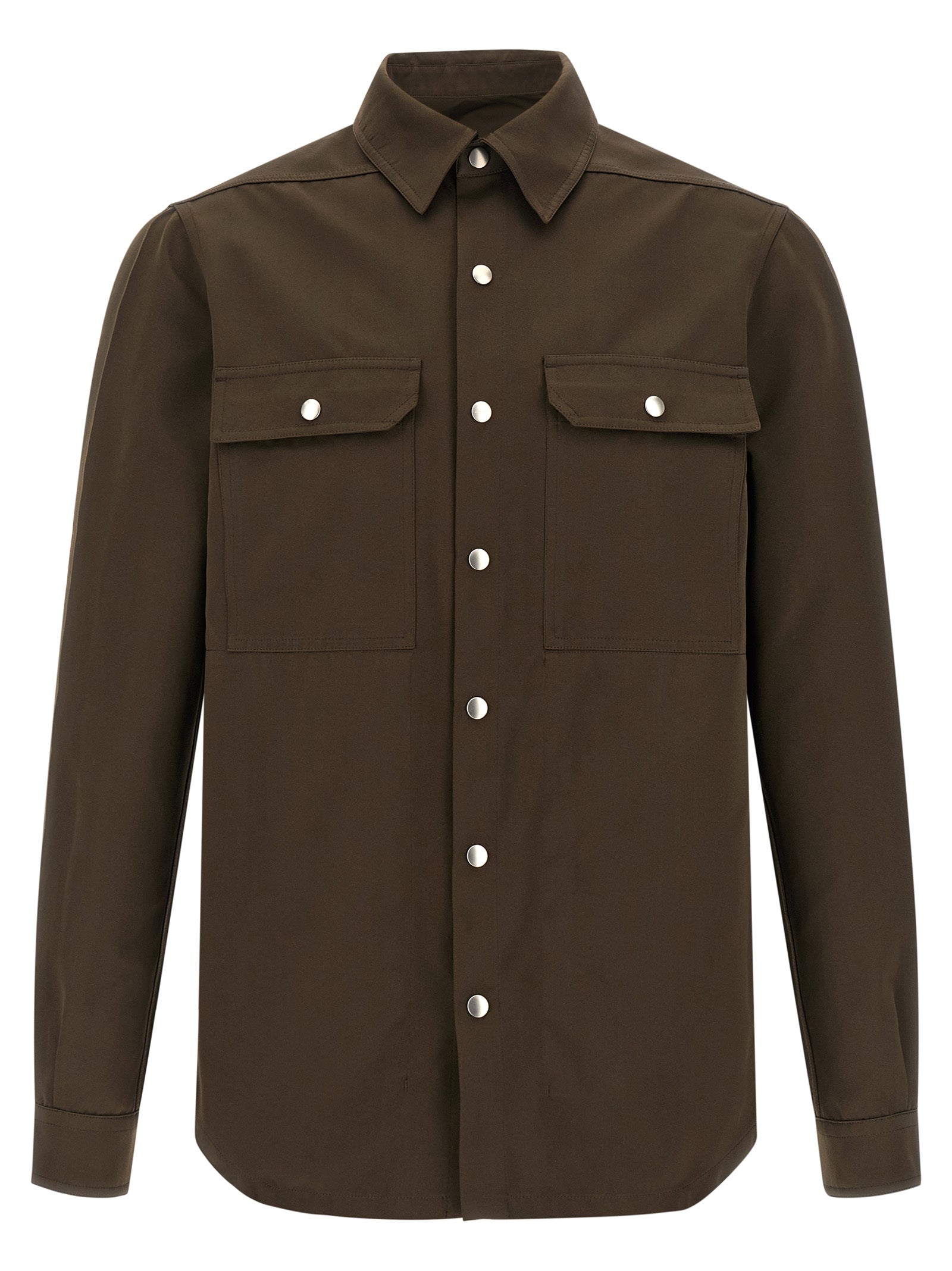 Rick Owens Brown Polyester Blouse