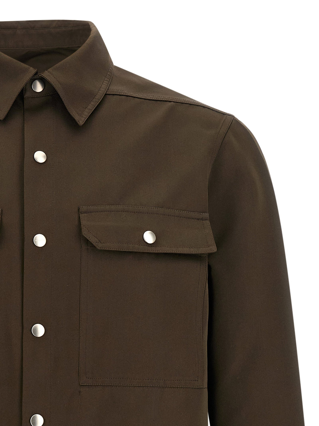 Rick Owens Brown Polyester Blouse
