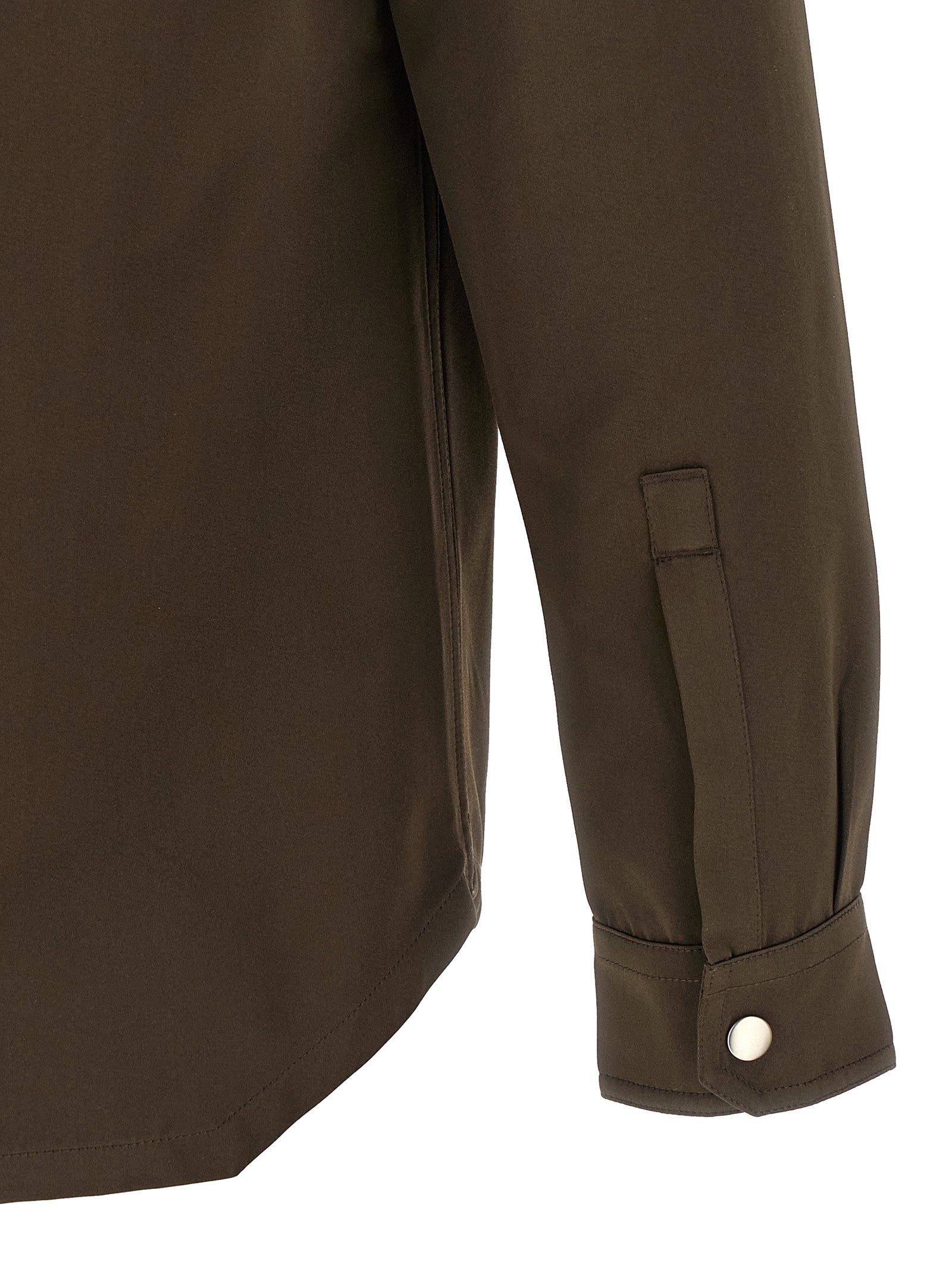 Rick Owens Brown Polyester Blouse