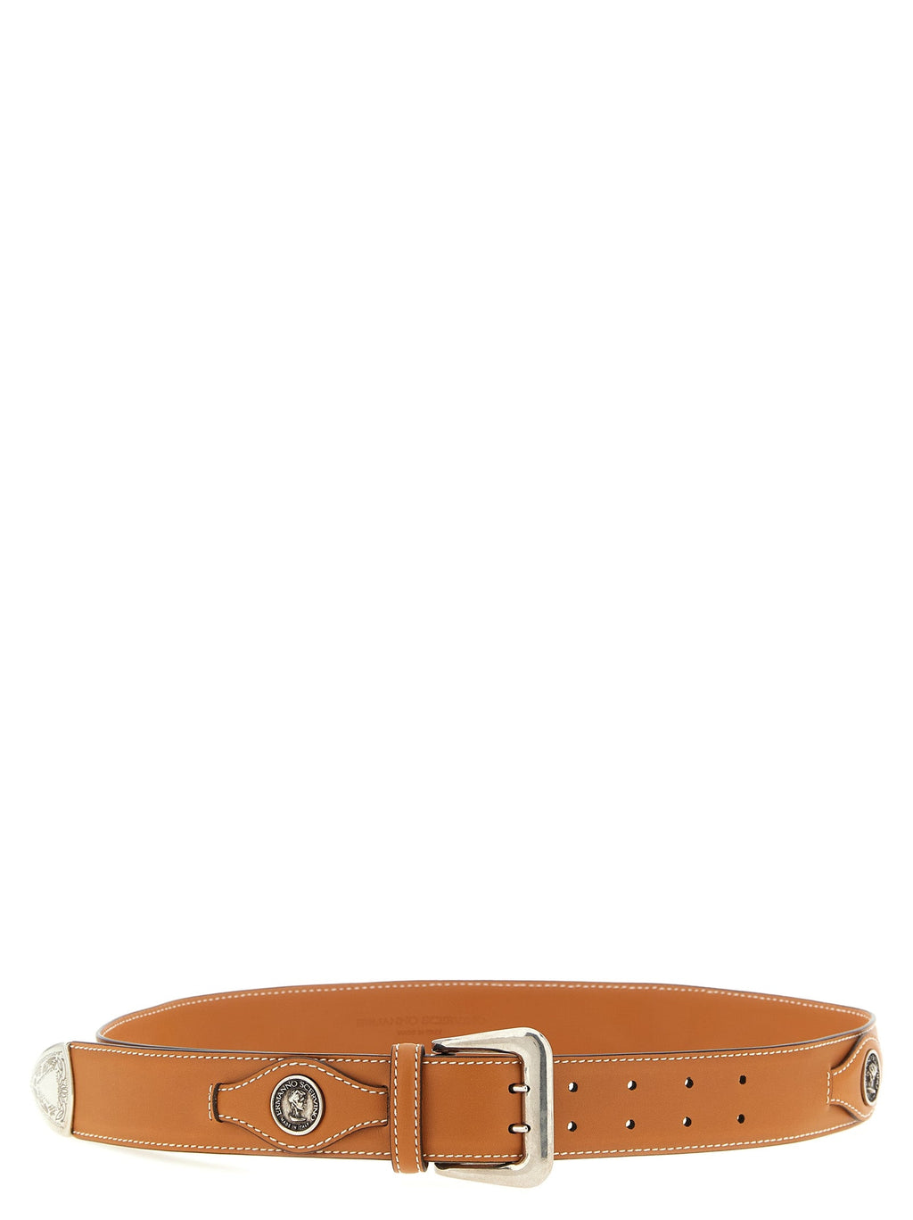 Ermanno Scervino Brown Calfskin Regular Belt
