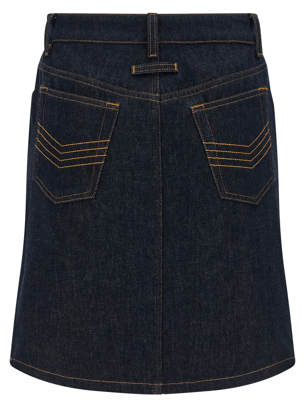 Jean Paul Gaultier Blue Cotton Long Skirt