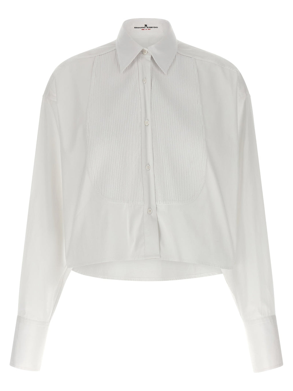 Ermanno Scervino White Cotton Blouse