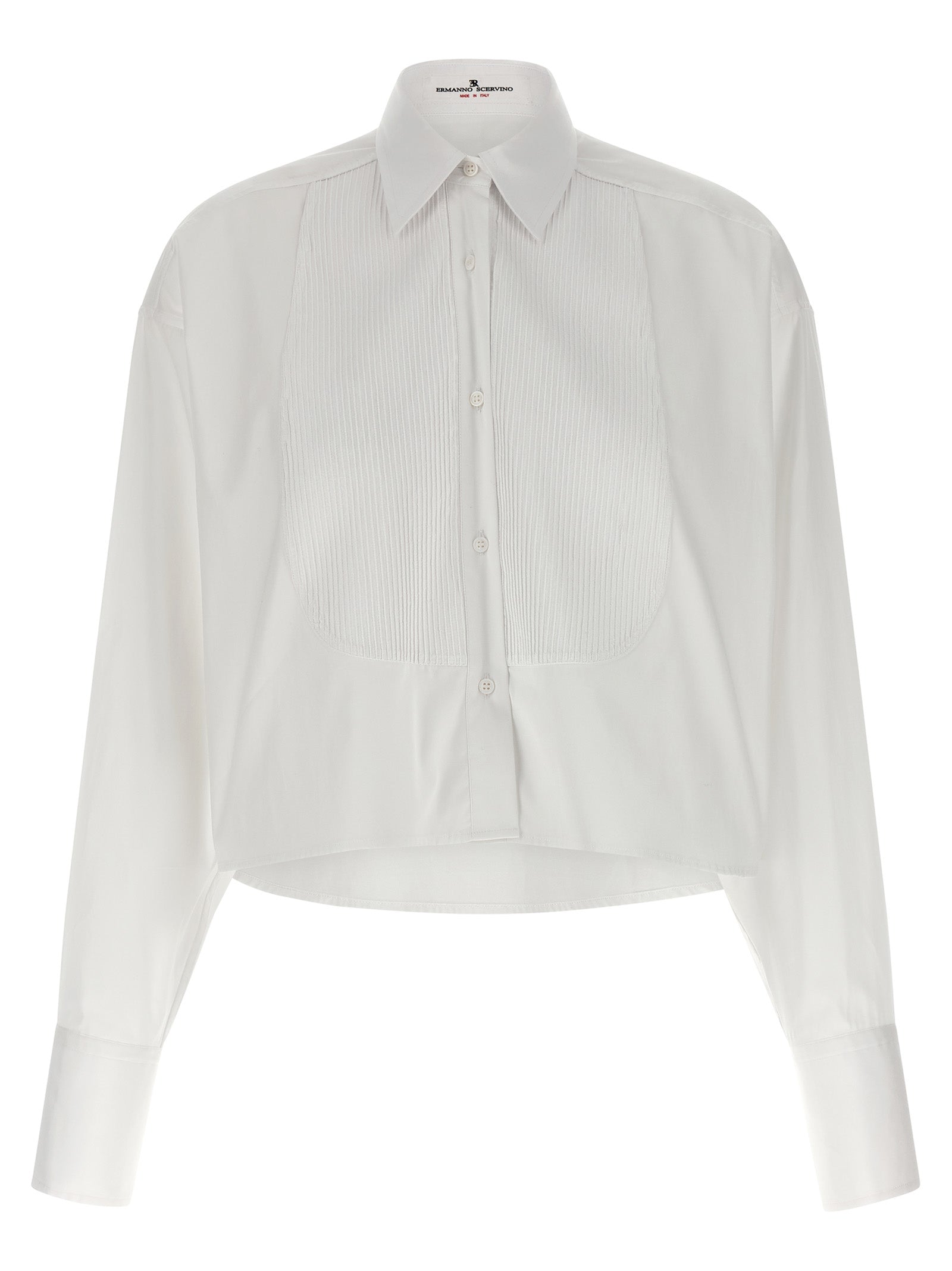 Ermanno Scervino White Cotton Blouse