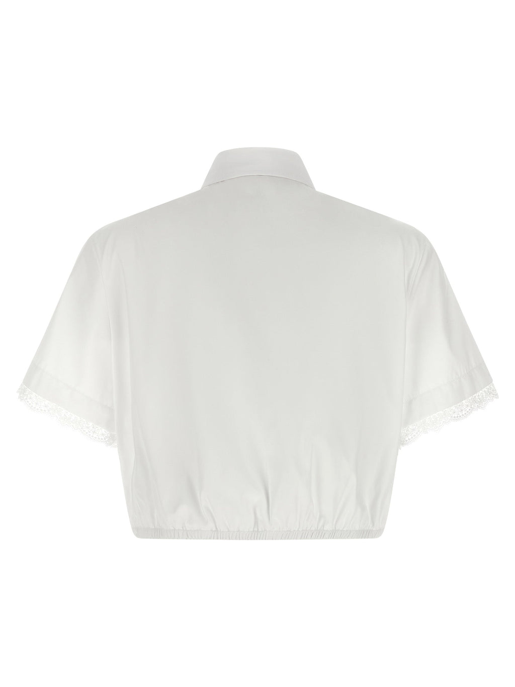 Ermanno Scervino White Cotton Blouse