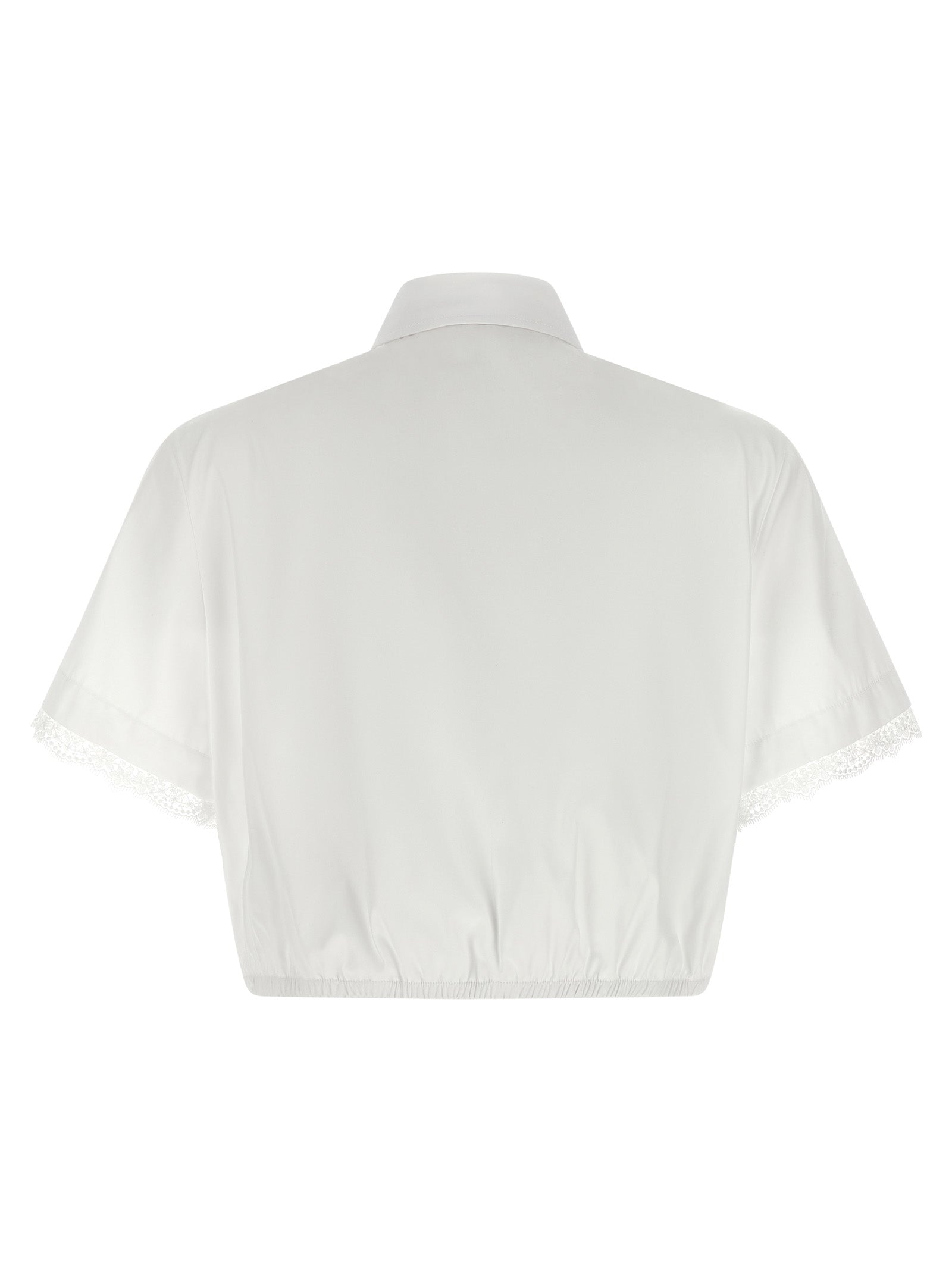 Ermanno Scervino White Cotton Blouse