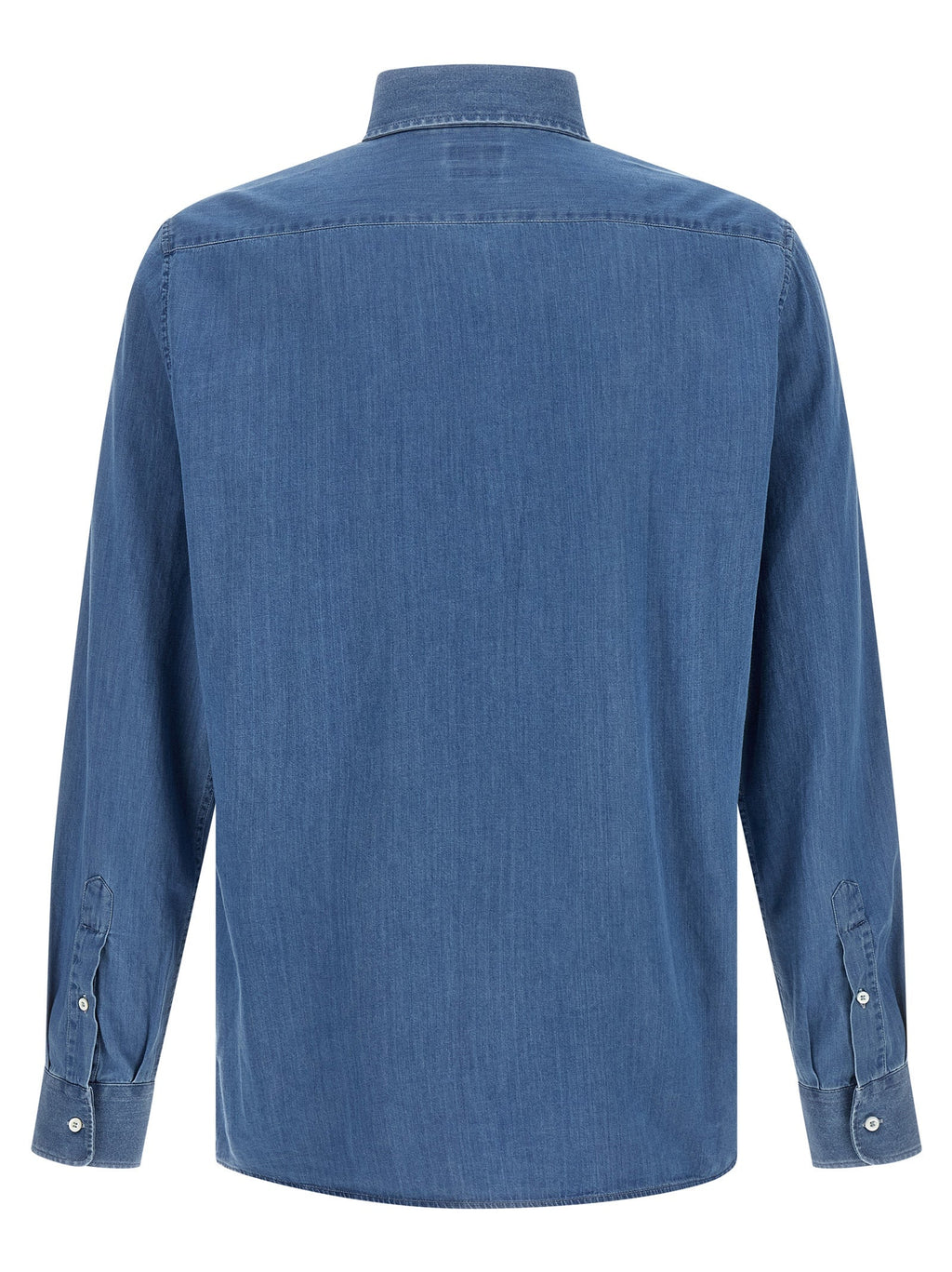 Brunello Cucinelli Blue Cotton Blouse