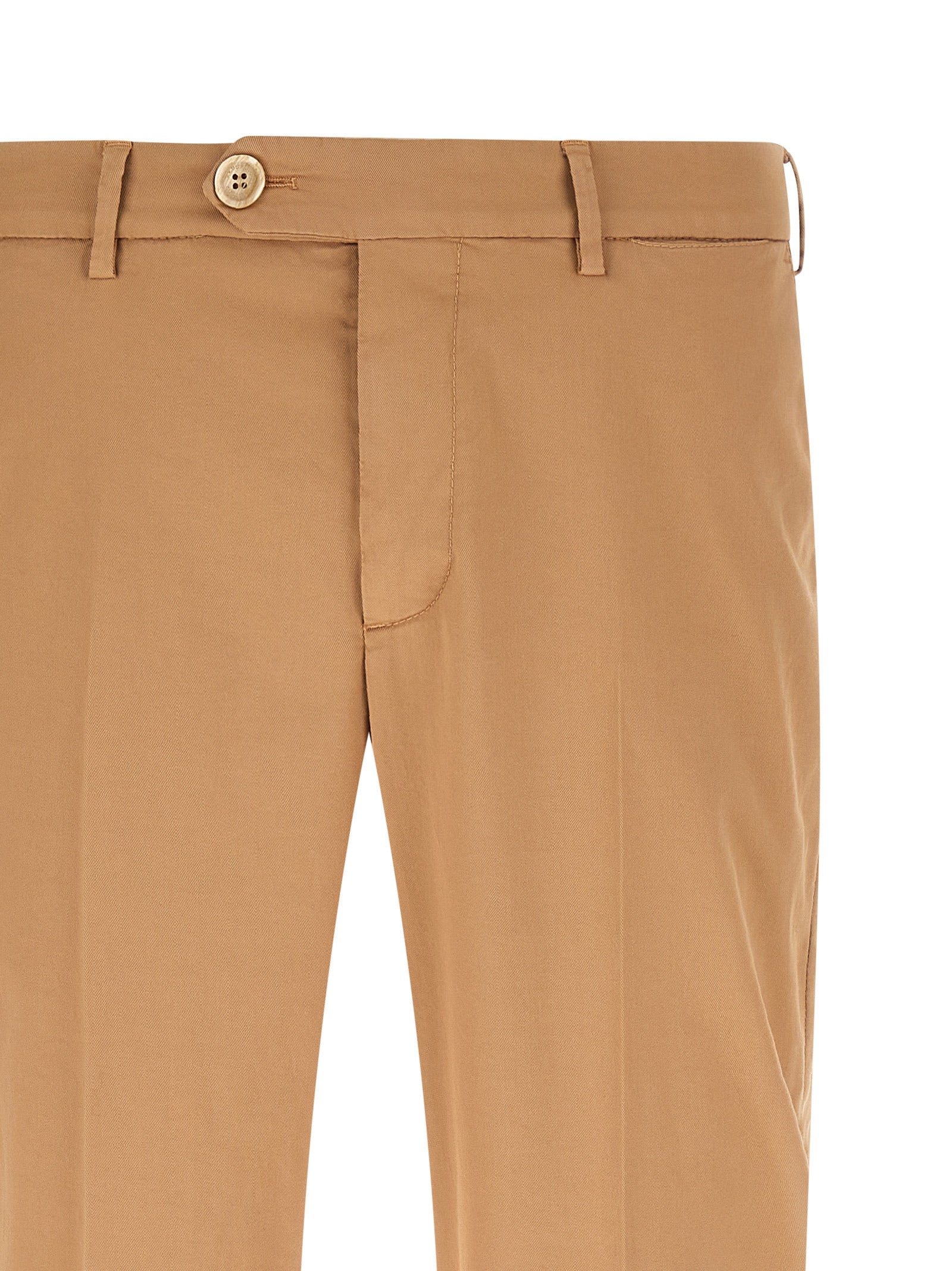Brunello Cucinelli Beige Cotton Casual Pants