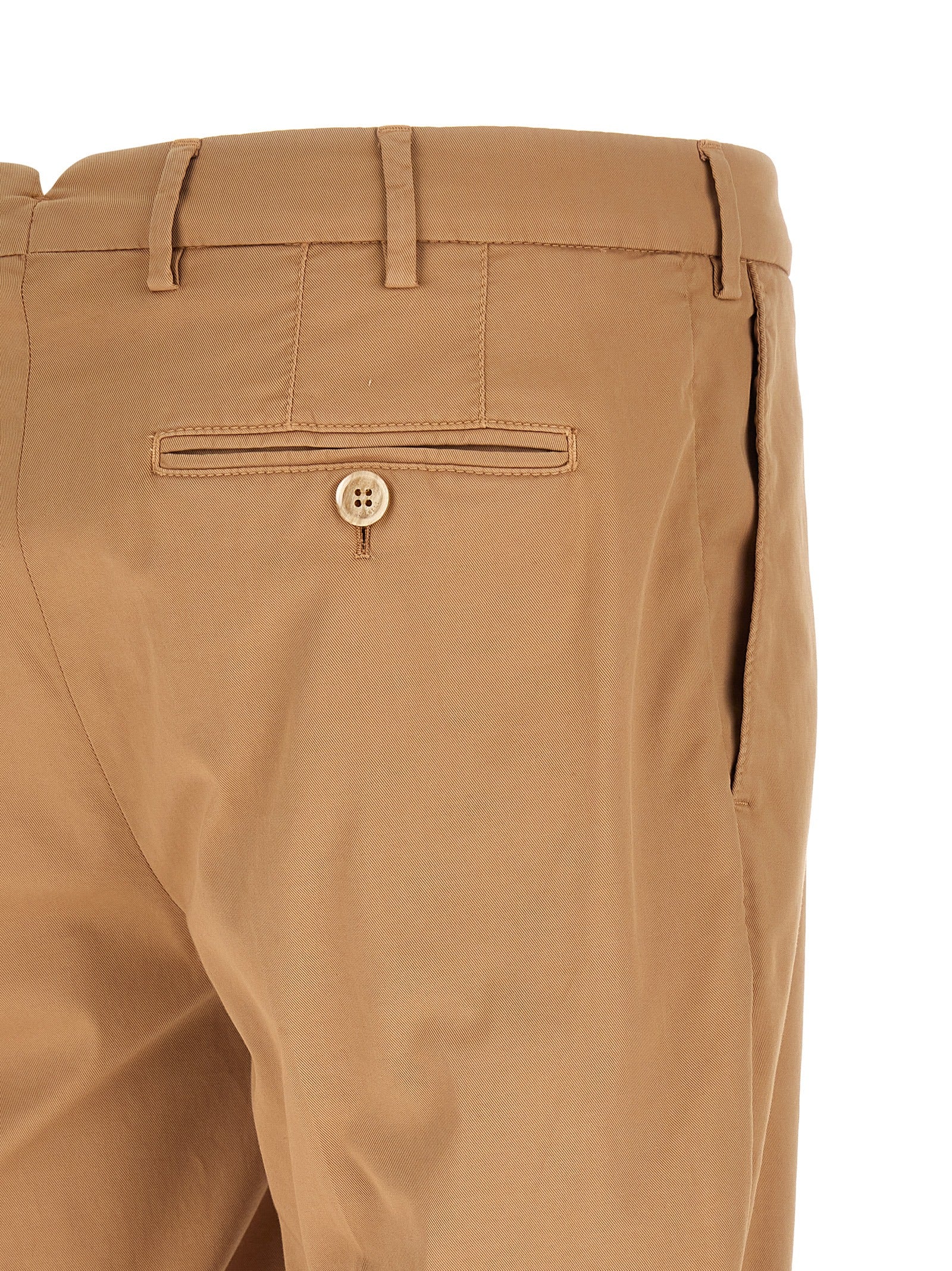Brunello Cucinelli Beige Cotton Casual Pants