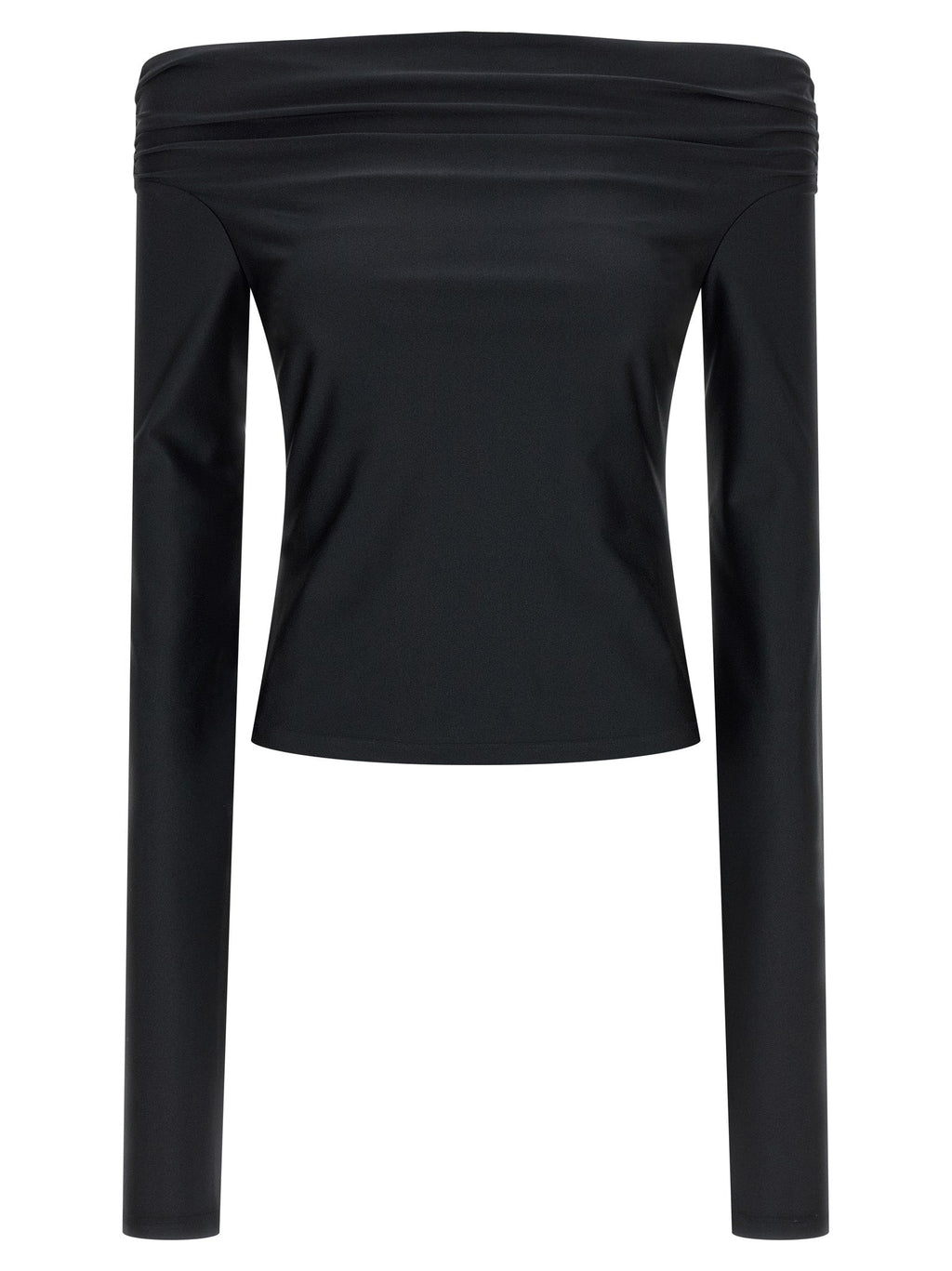 The Andamane Black Polyamide Tank Tops