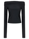 The Andamane Black Polyamide Tank Tops