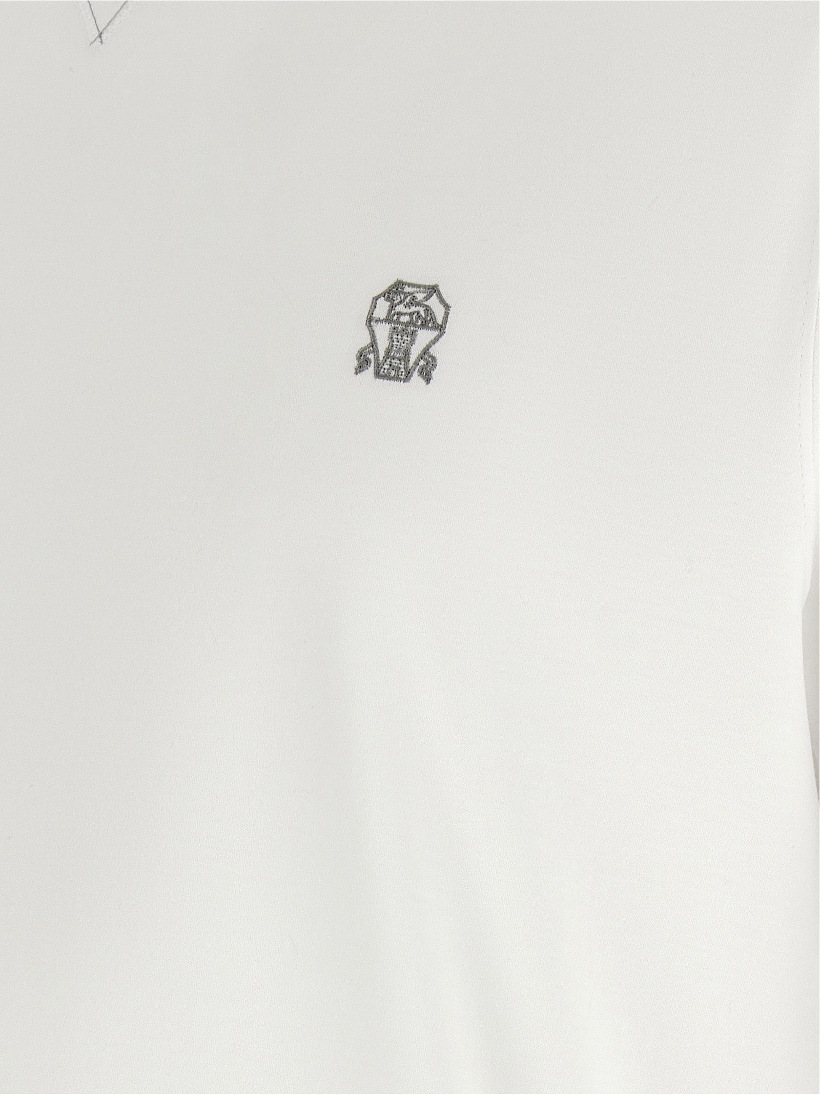Brunello Cucinelli White Cotton T-Shirt
