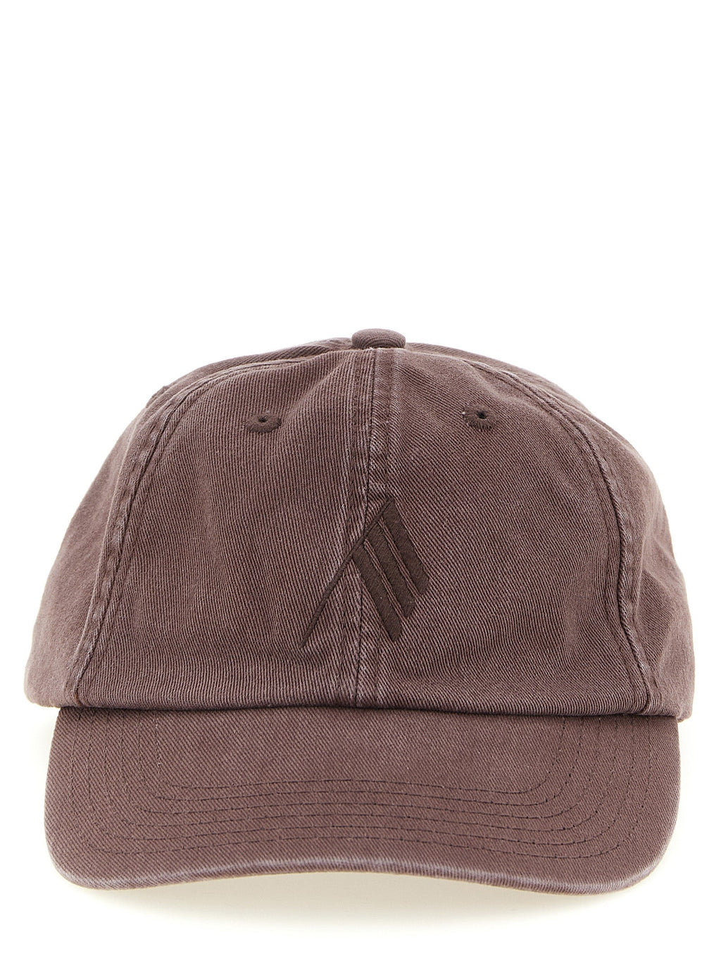 The Attico Brown Cotton Cap (Baseball Hat)