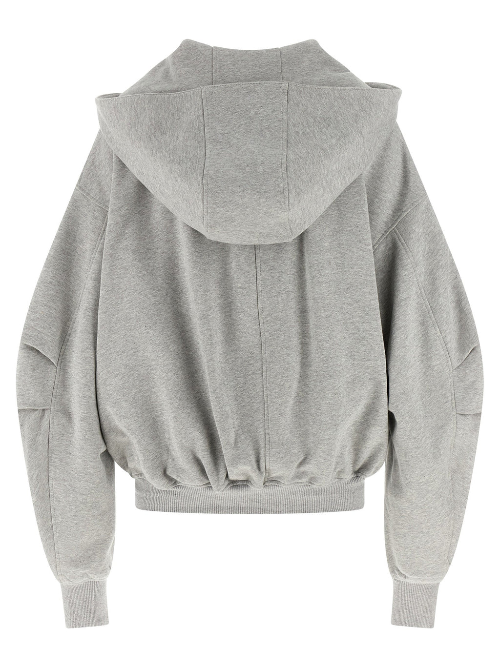 The Attico Gray Cotton Sweatshirt