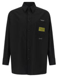 MM6 Maison Margiela Black Polyester Blouse