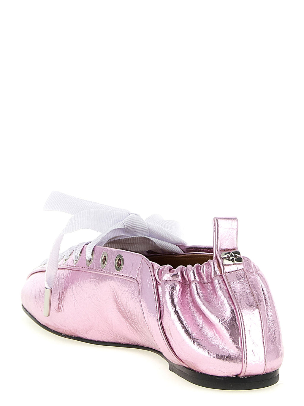 Ganni Multicolor Polyethylene Ballet Flats