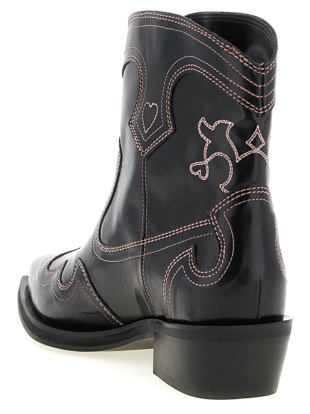 Ganni Black Polyethylene Chelsea Boots