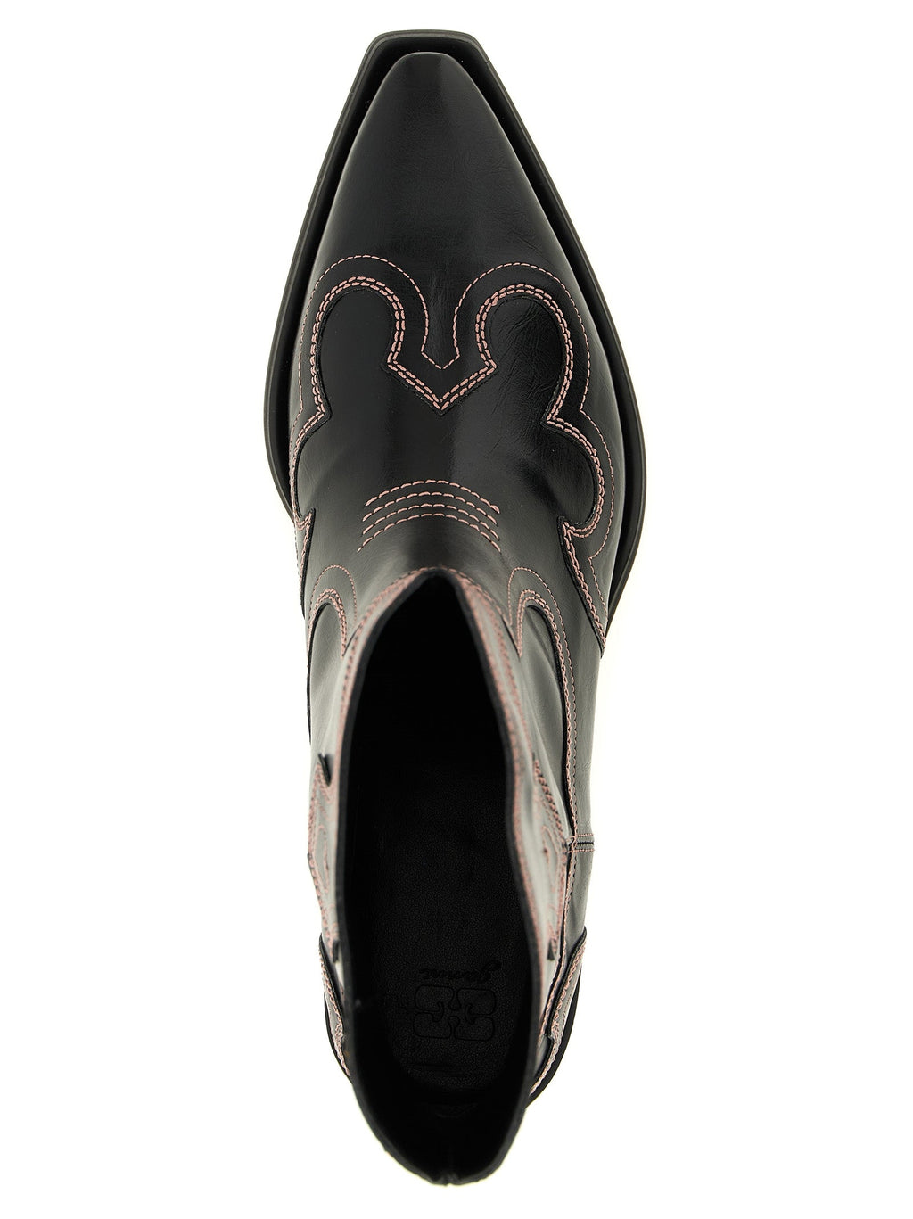 Ganni Black Polyethylene Chelsea Boots