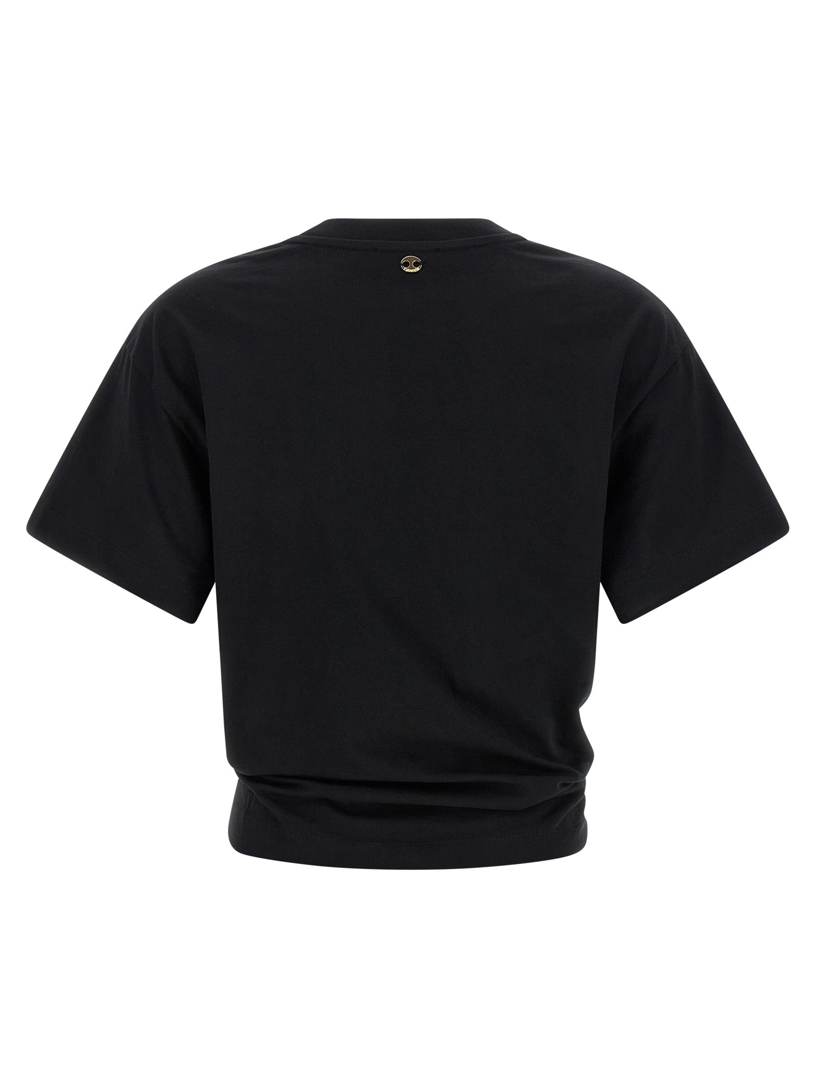 Paco Rabanne Black Cotton T-Shirt