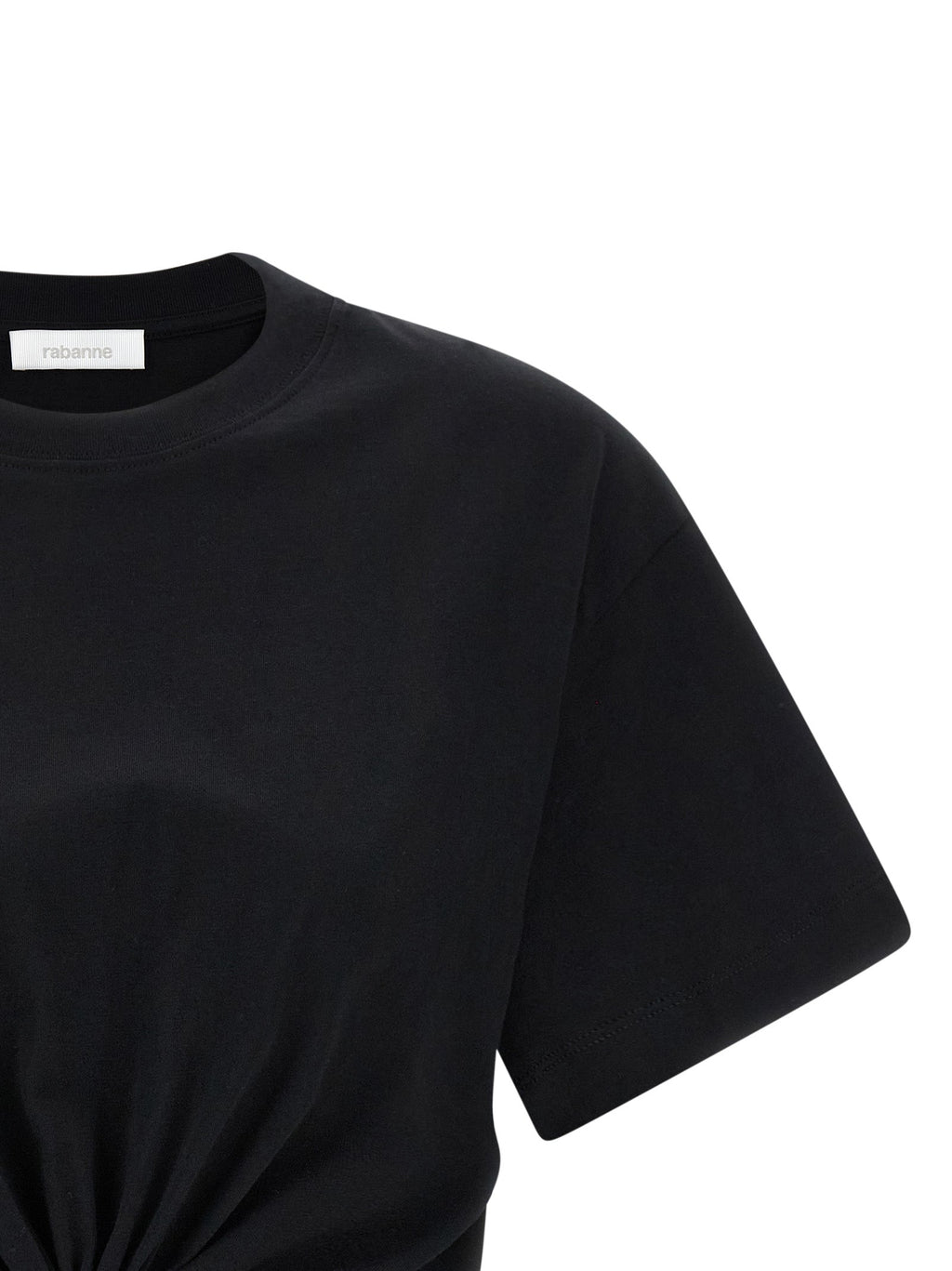 Paco Rabanne Black Cotton T-Shirt