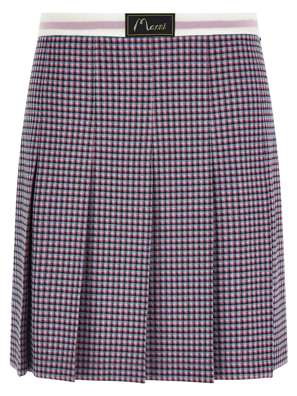 Marni Purple Viscose Long Skirt