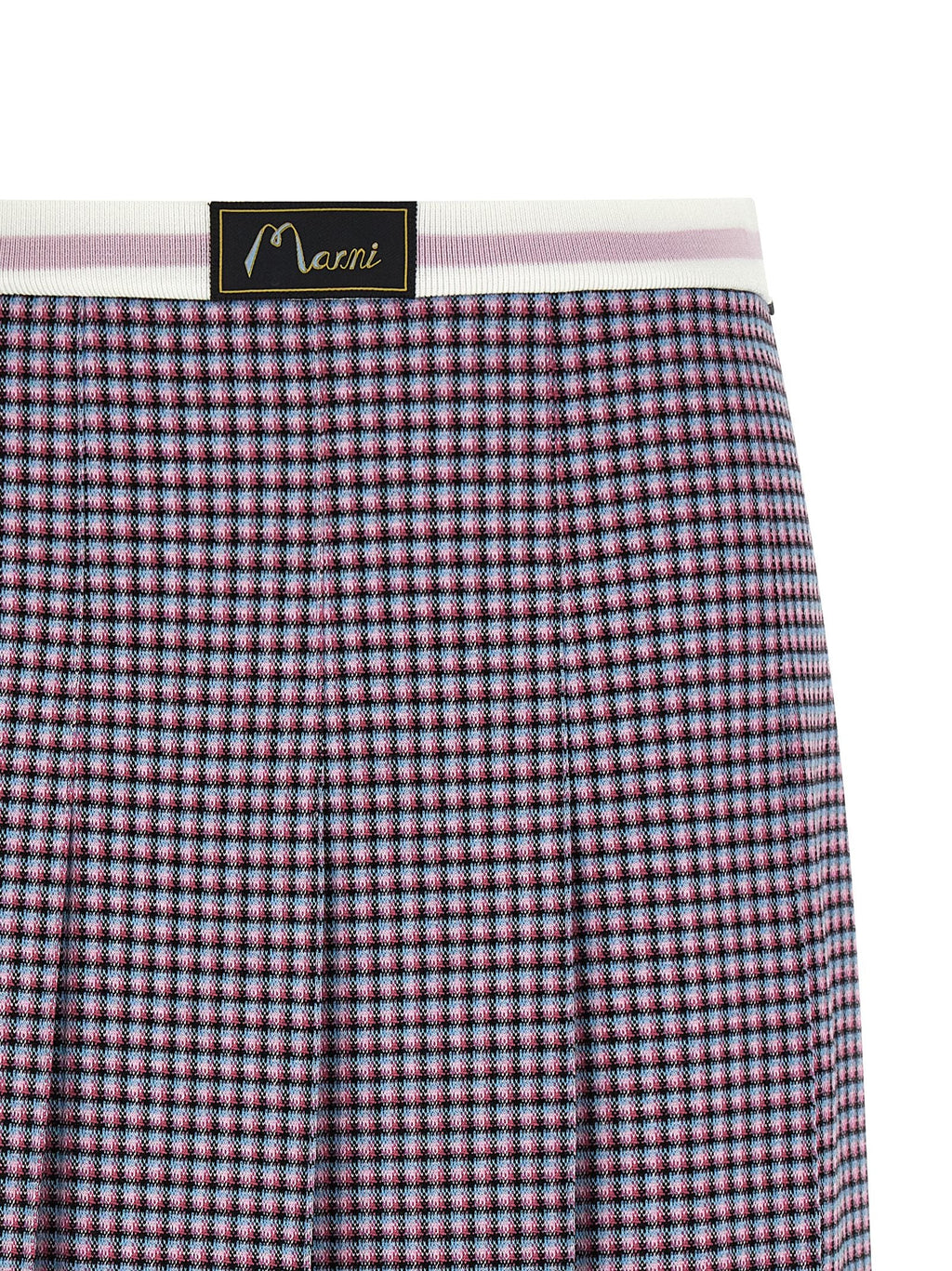 Marni Purple Viscose Long Skirt