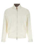 Brunello Cucinelli White Cotton Full-Length Jacket